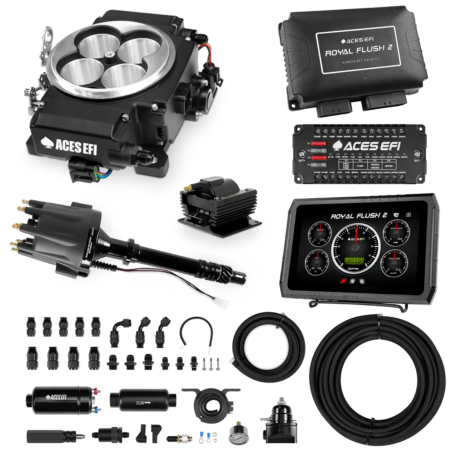 Royal Flush 2 EFI/CDI Master Kits (Black)