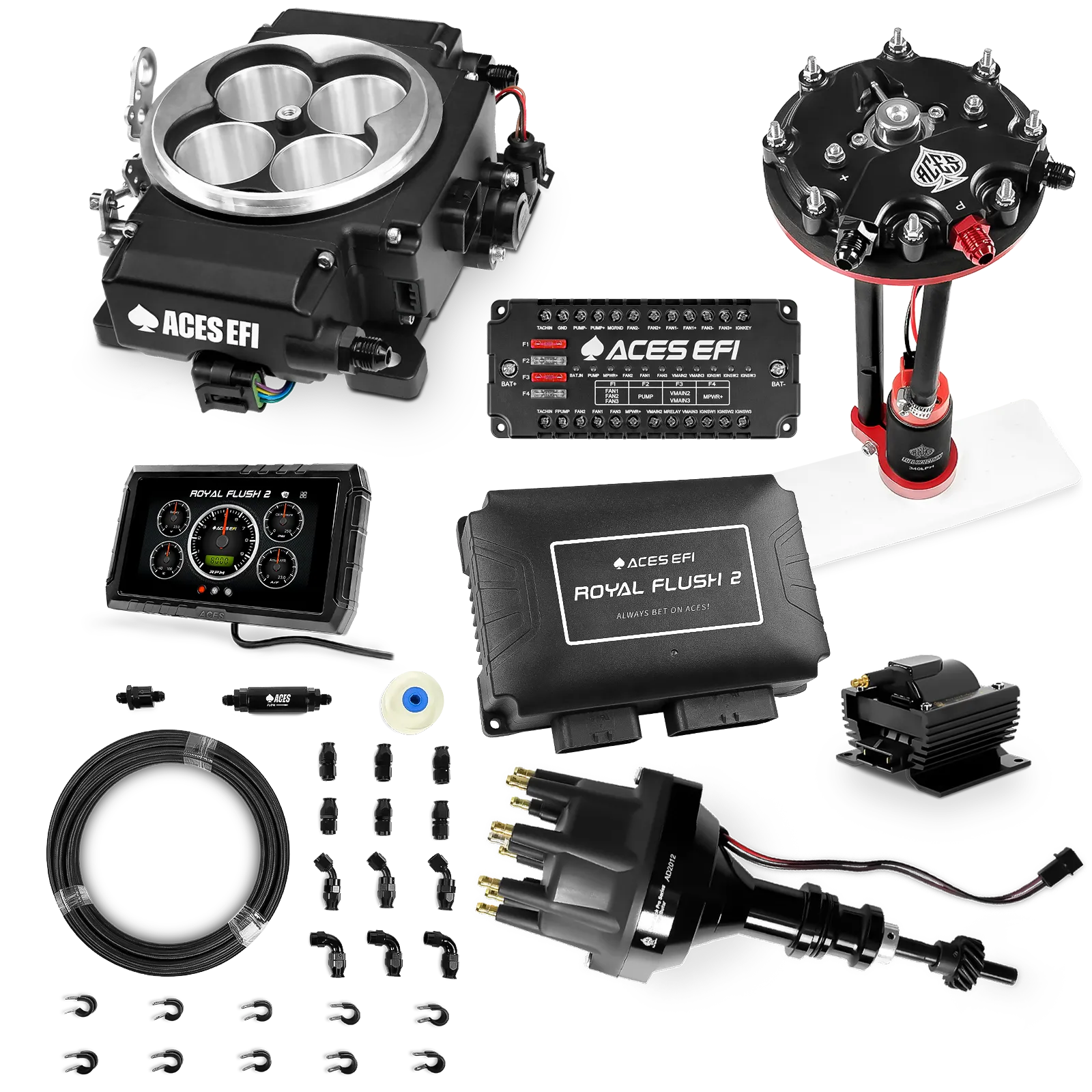 Royal Flush 2 EFI/CDI Master Kits (Black)