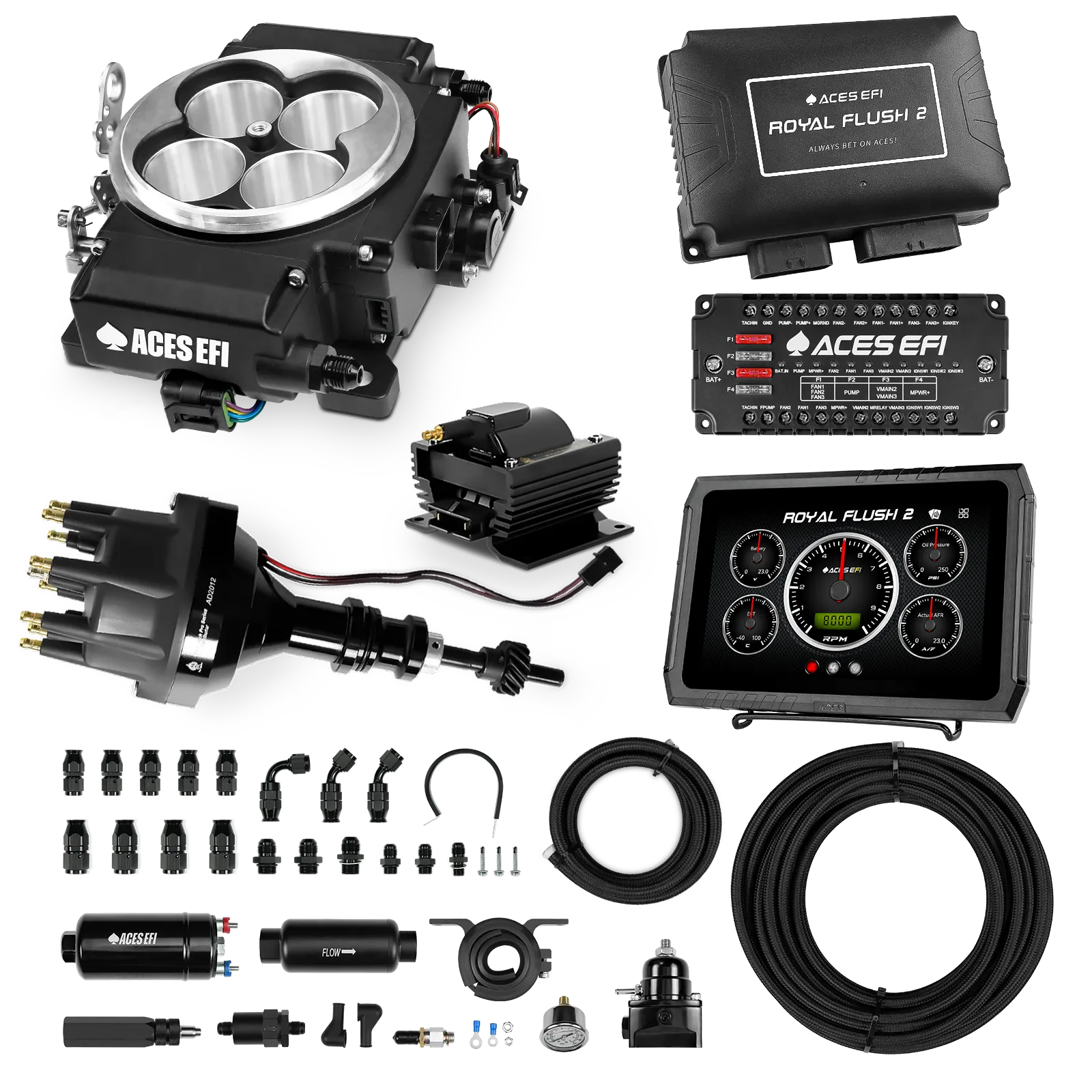 Royal Flush 2 EFI/CDI Master Kits (Black)
