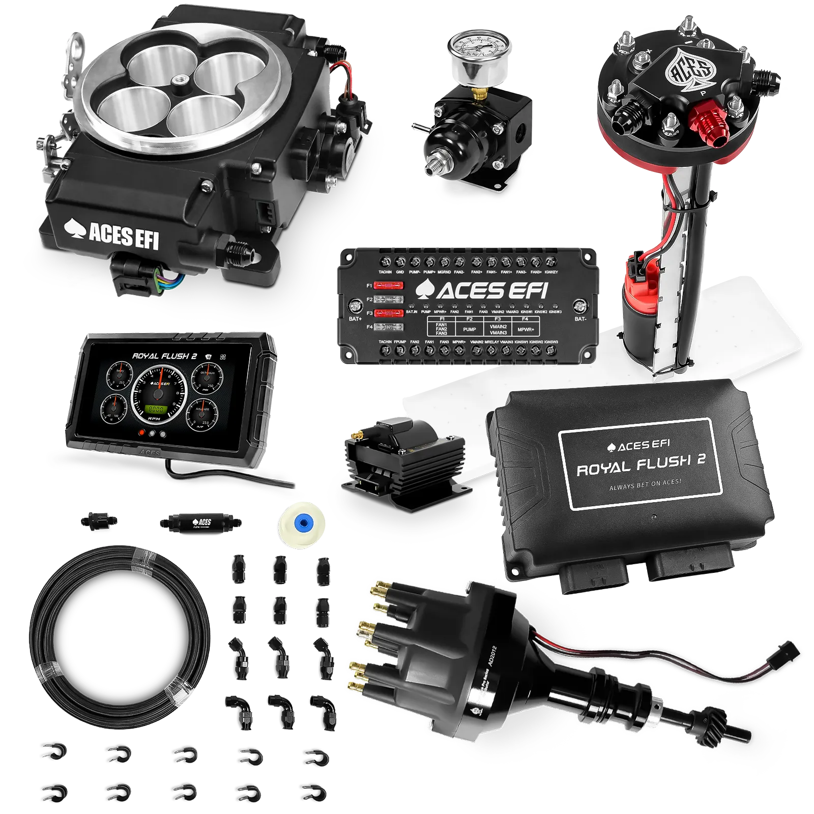 Royal Flush 2 EFI/CDI Master Kits (Black)