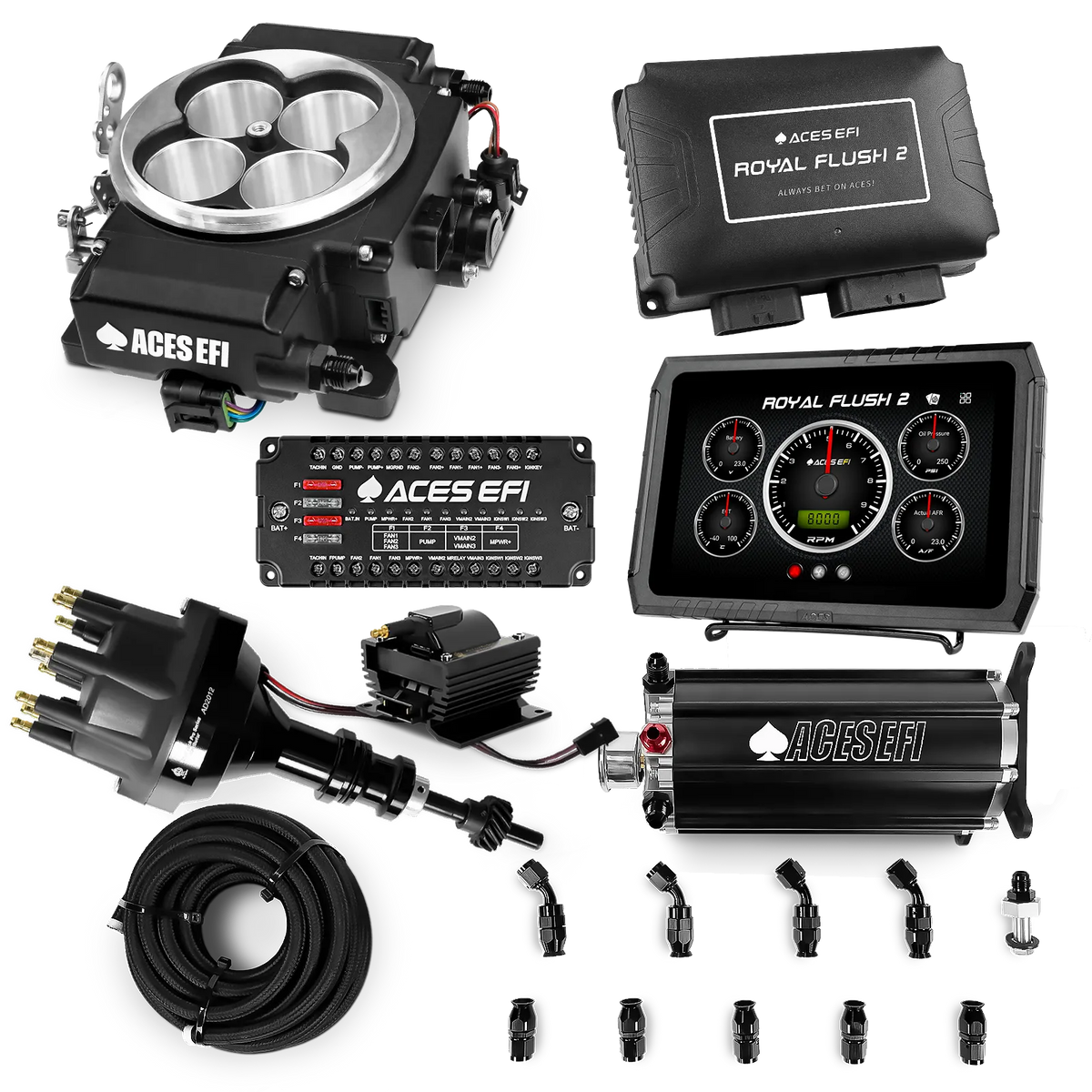 Royal Flush 2 EFI/CDI Master Kits (Black)