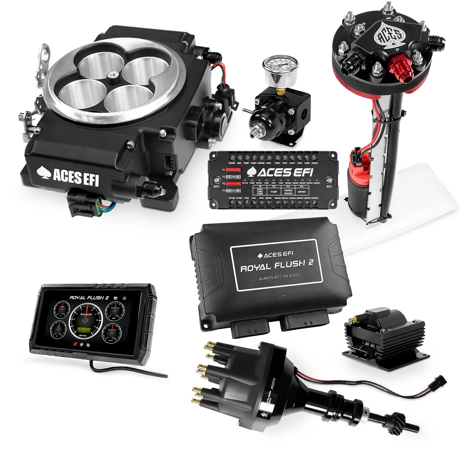Royal Flush 2 EFI/CDI Master Kits (Black)