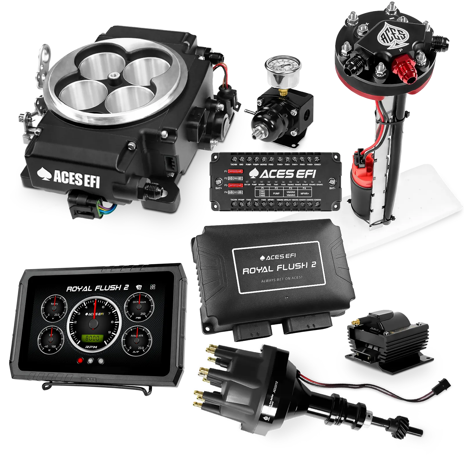 Royal Flush 2 EFI/CDI Master Kits (Black)