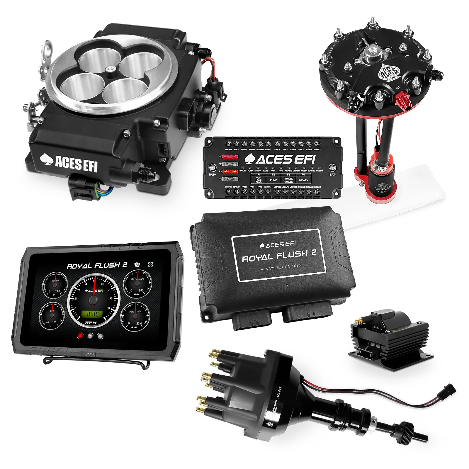 Royal Flush 2 EFI/CDI Master Kits (Black)