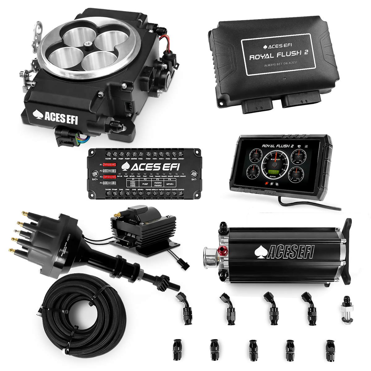 Royal Flush 2 EFI/CDI Master Kits (Black)