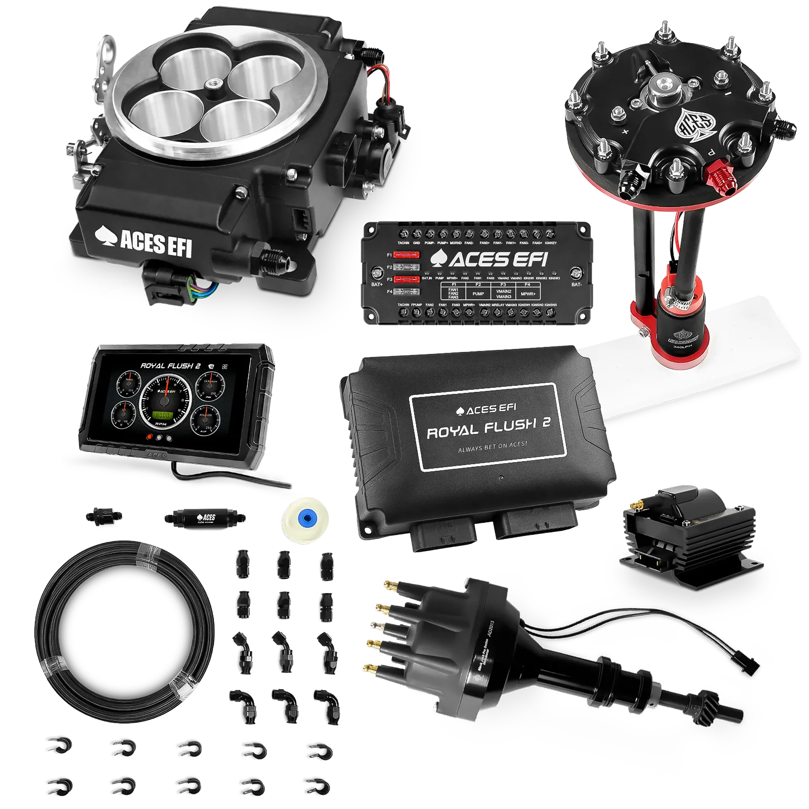 Royal Flush 2 EFI/CDI Master Kits (Black)