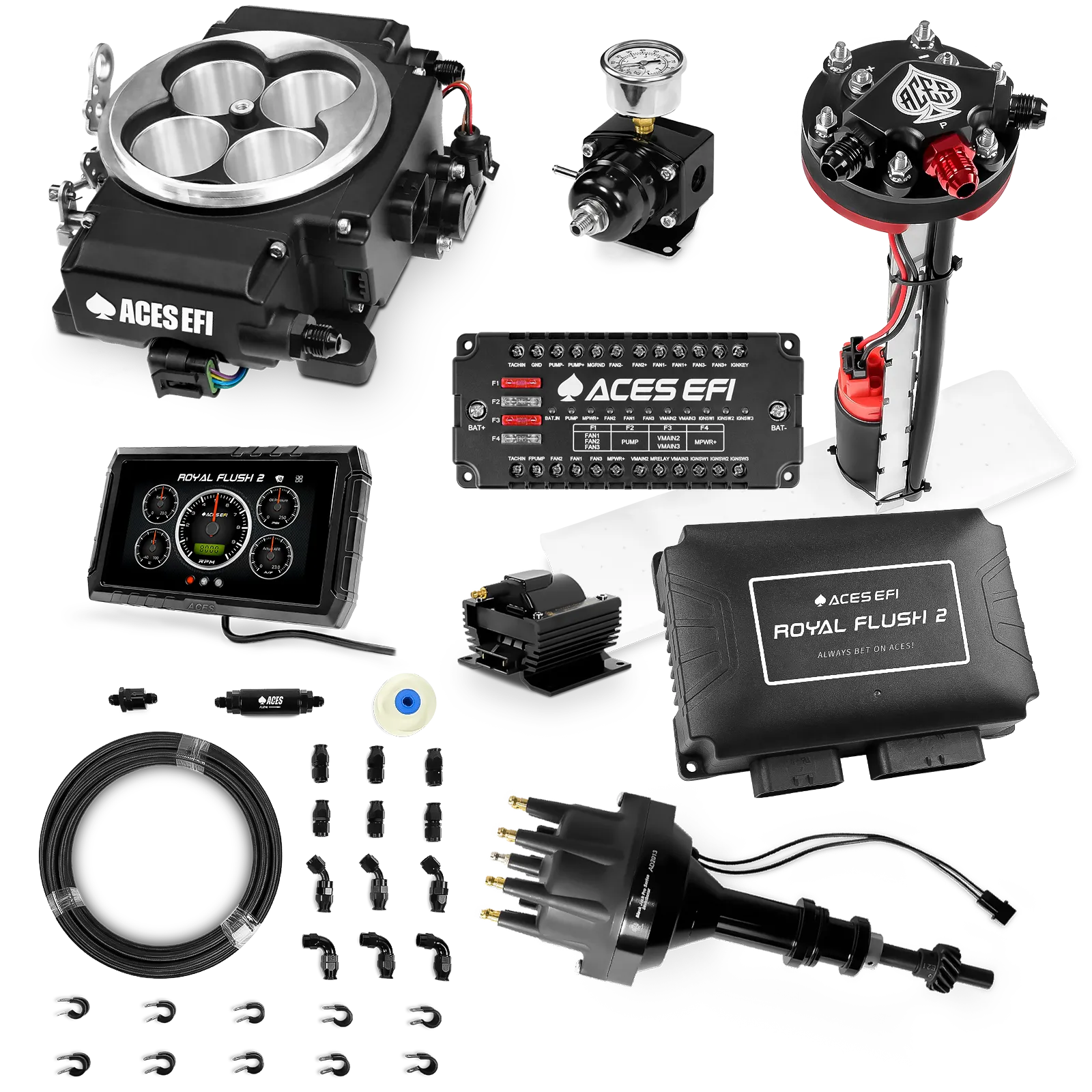 Royal Flush 2 EFI/CDI Master Kits (Black)