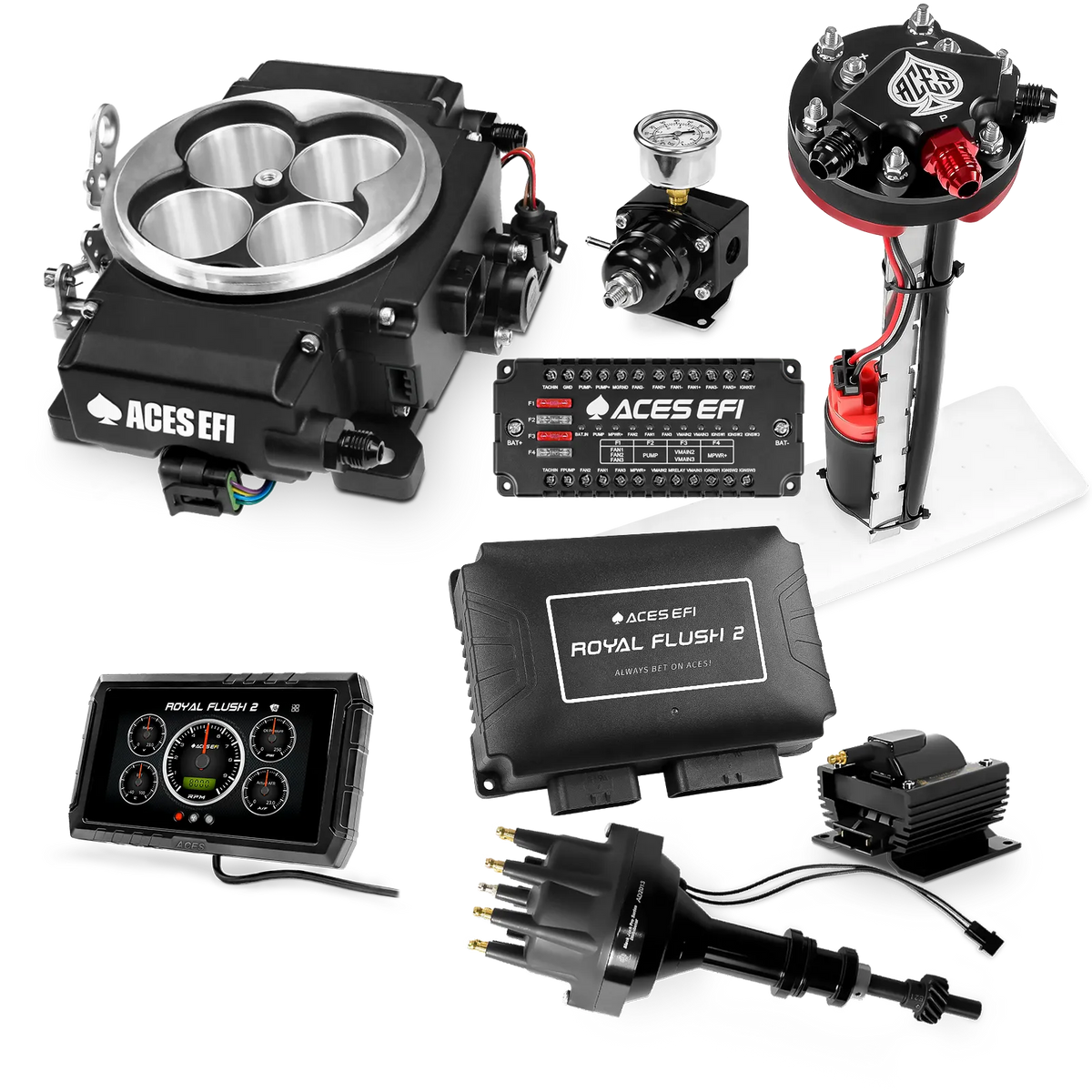 Royal Flush 2 EFI/CDI Master Kits (Black)