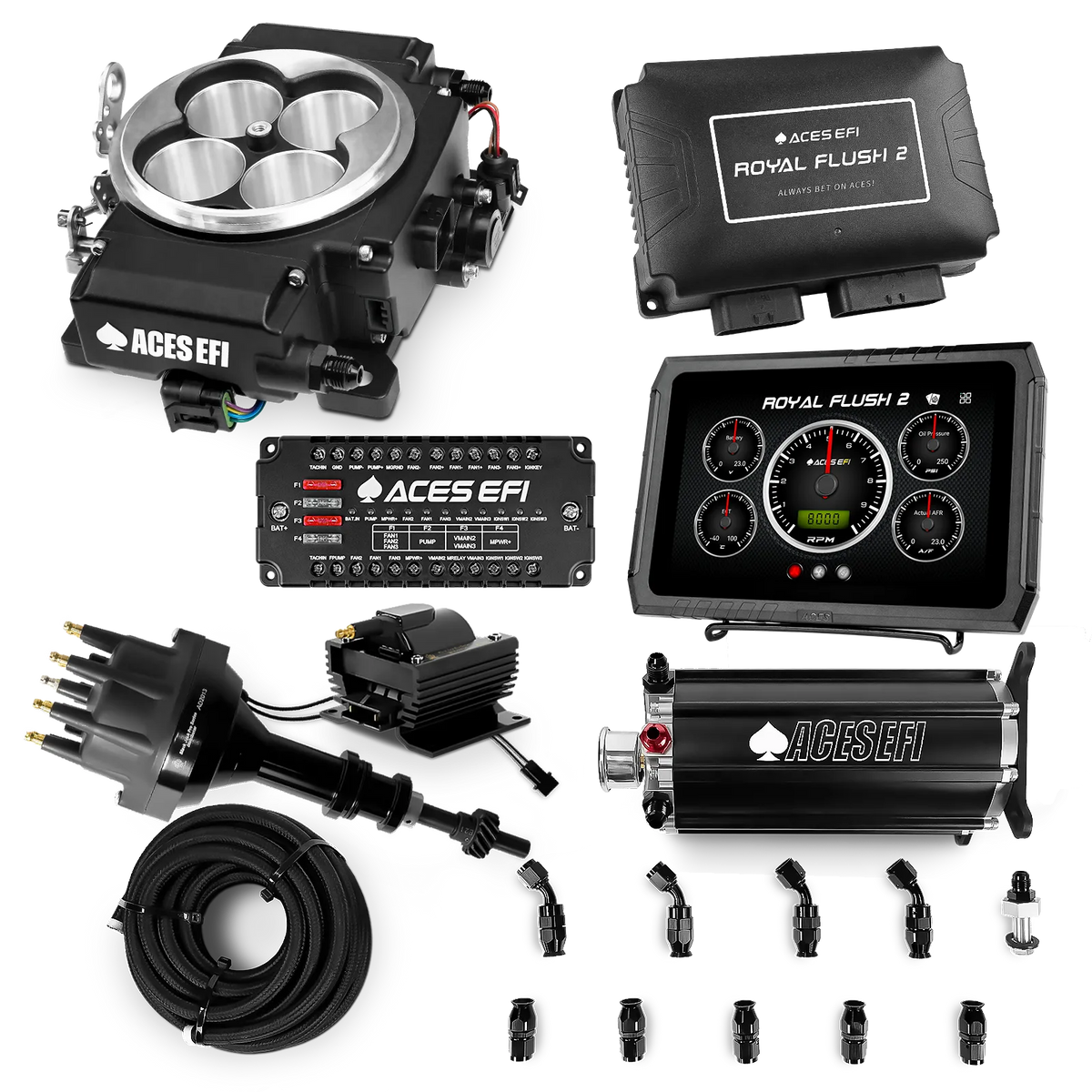 Royal Flush 2 EFI/CDI Master Kits (Black)