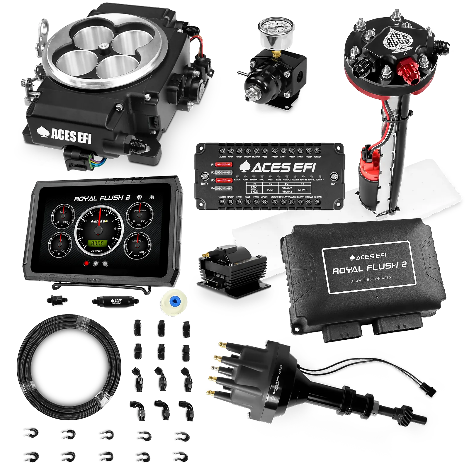 Royal Flush 2 EFI/CDI Master Kits (Black)