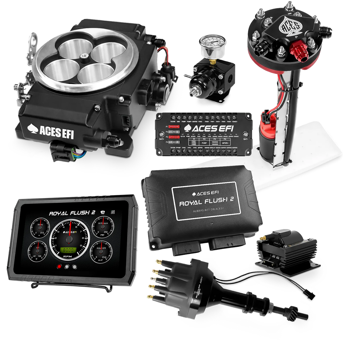 Royal Flush 2 EFI/CDI Master Kits (Black)
