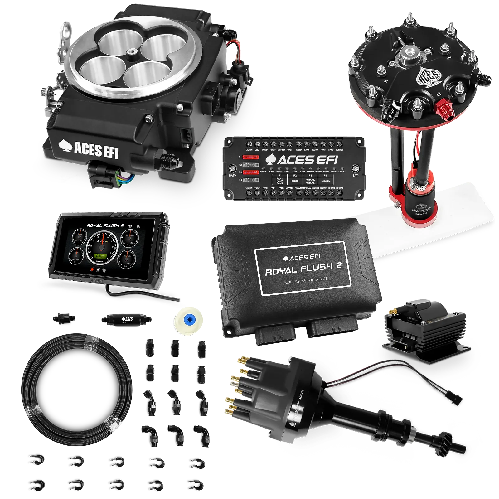 Royal Flush 2 EFI/CDI Master Kits (Black)