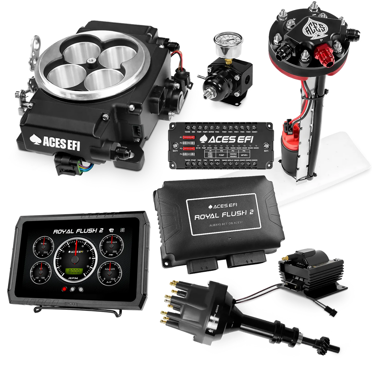 Royal Flush 2 EFI/CDI Master Kits (Black)