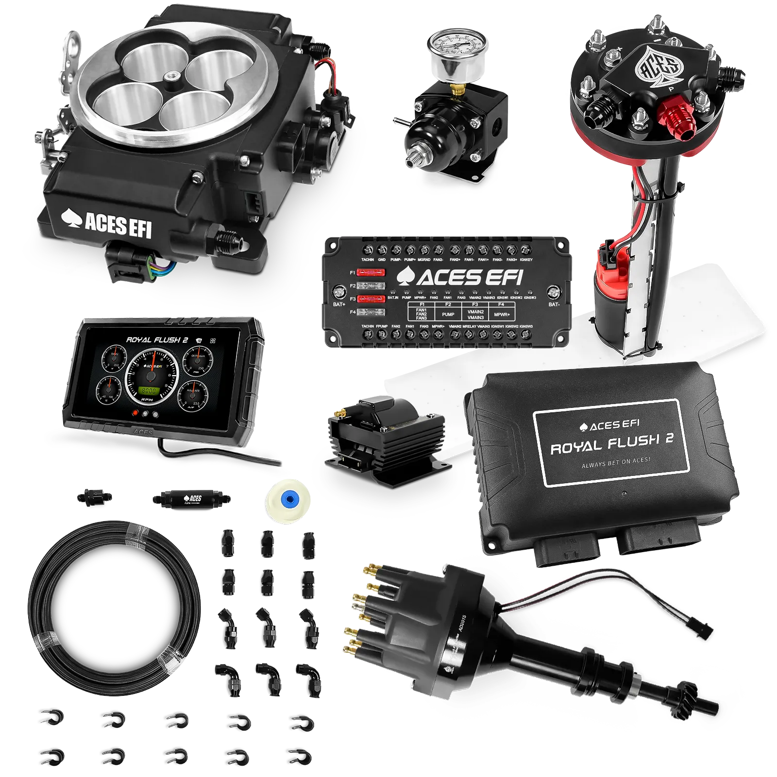 Royal Flush 2 EFI/CDI Master Kits (Black)