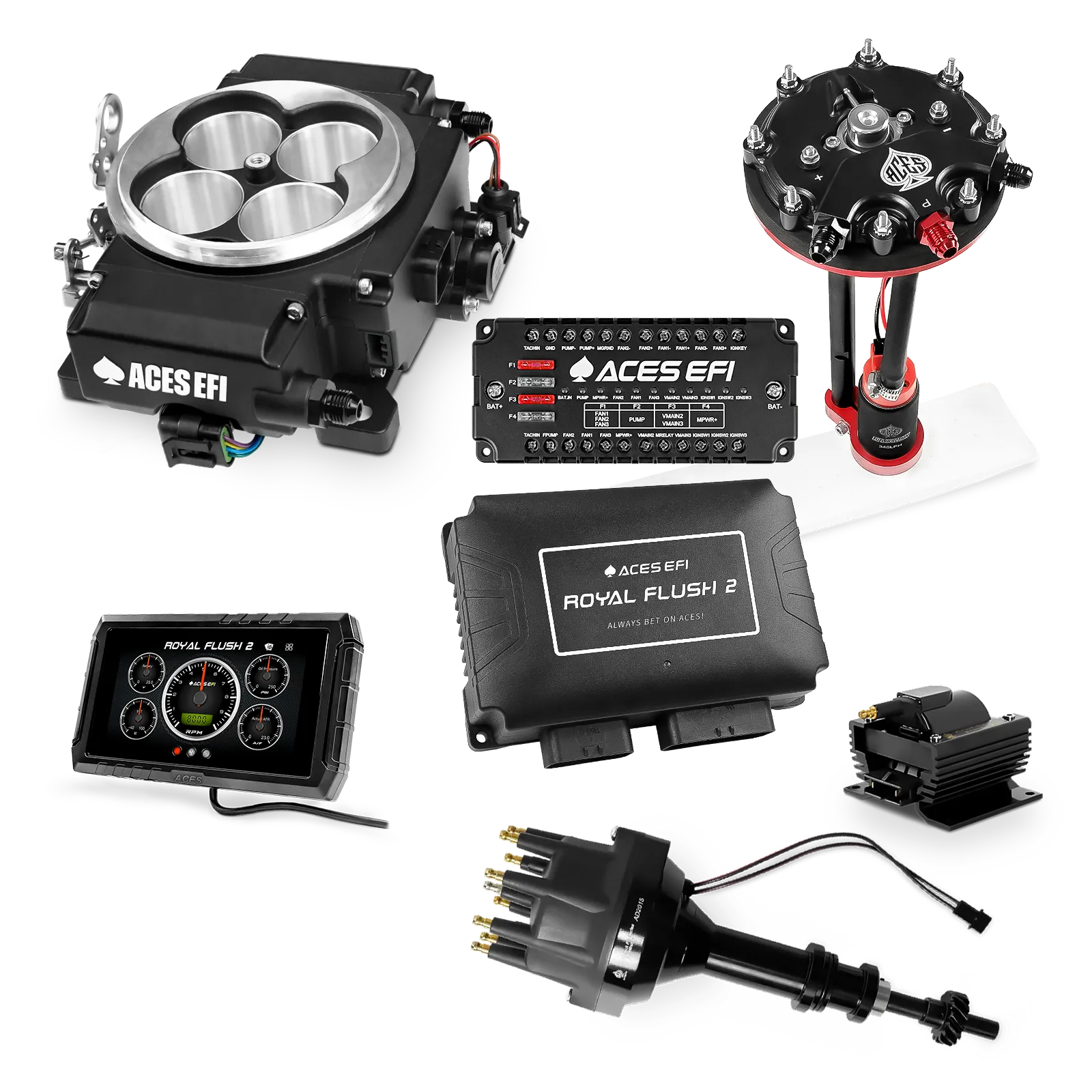 Royal Flush 2 EFI/CDI Master Kits (Black)