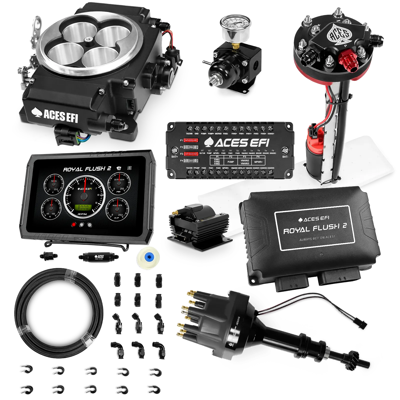 Royal Flush 2 EFI/CDI Master Kits (Black)