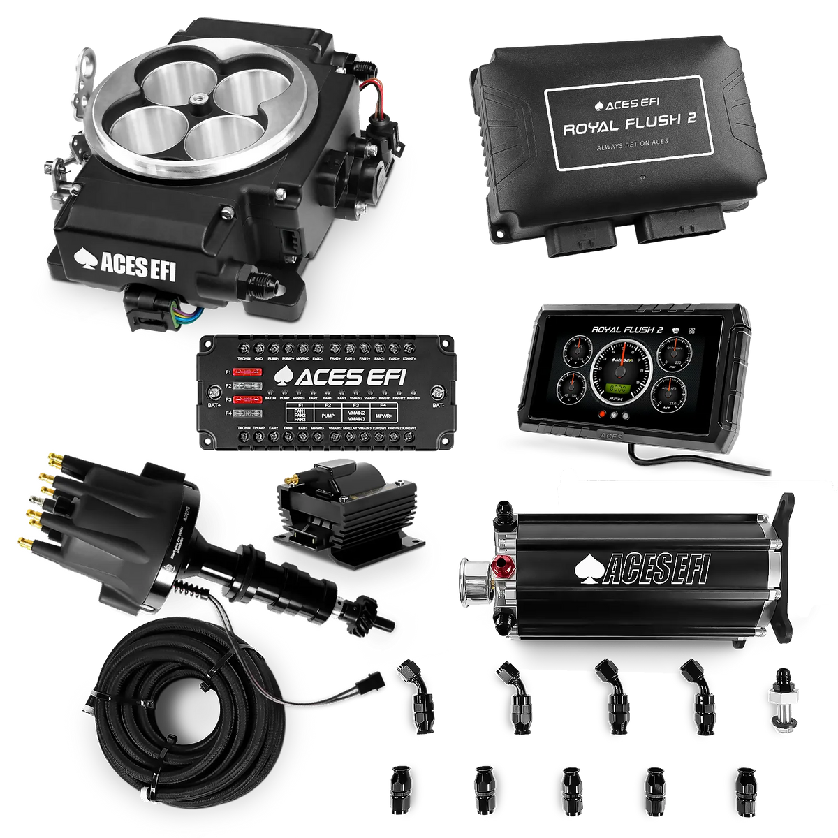 Royal Flush 2 EFI/CDI Master Kits (Black)