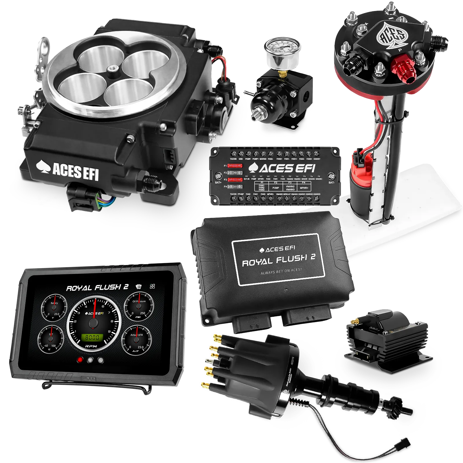 Royal Flush 2 EFI/CDI Master Kits (Black)