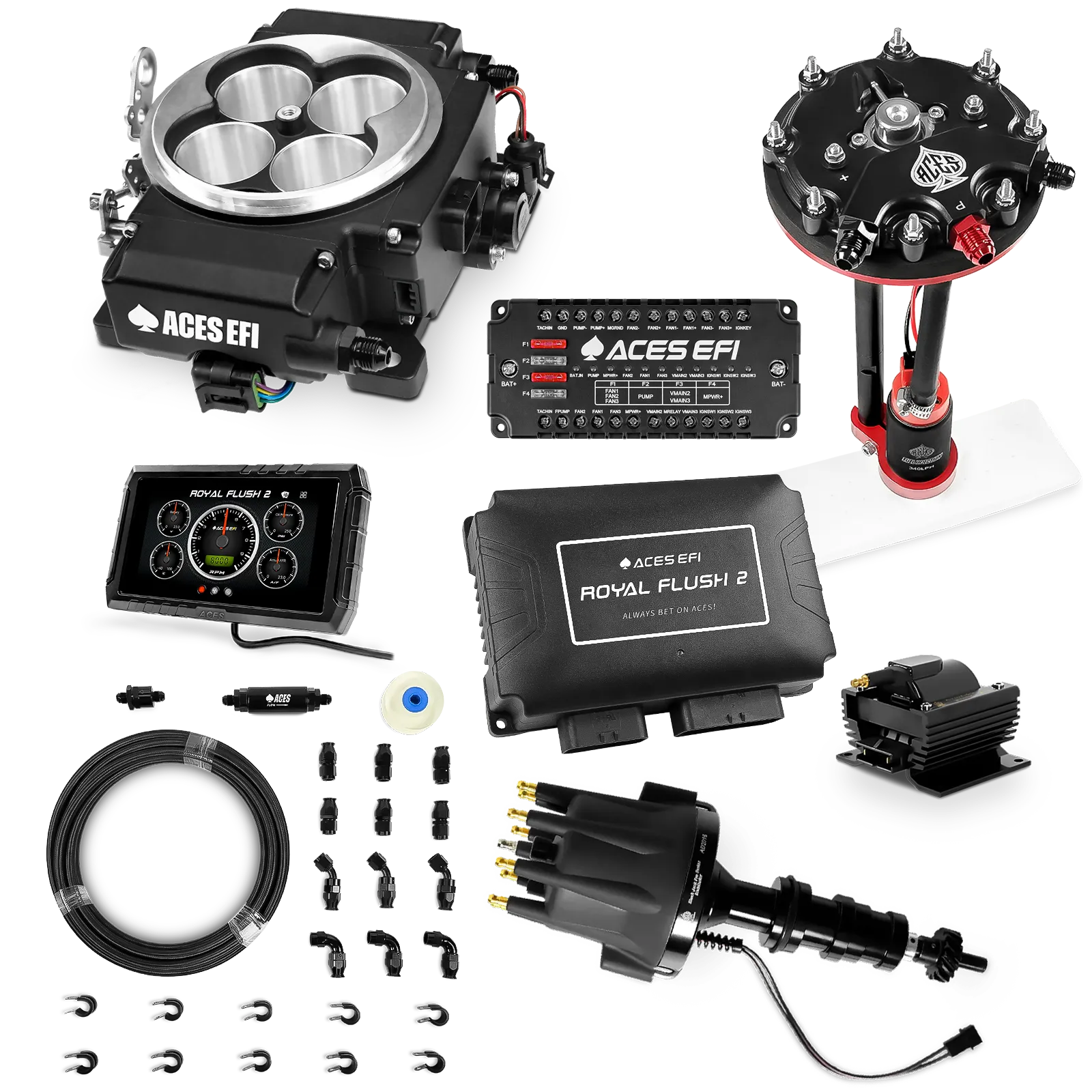 Royal Flush 2 EFI/CDI Master Kits (Black)