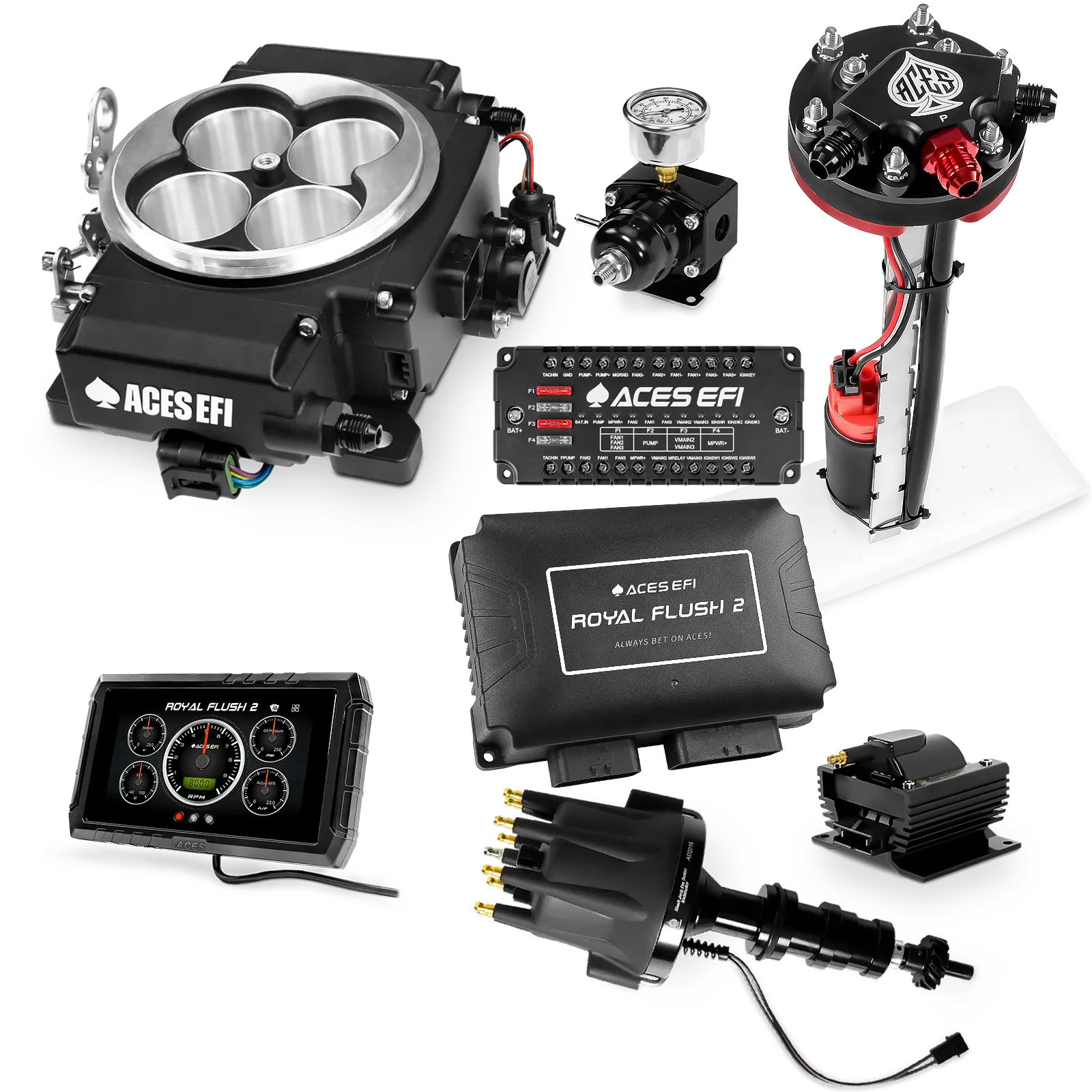 Royal Flush 2 EFI/CDI Master Kits (Black)