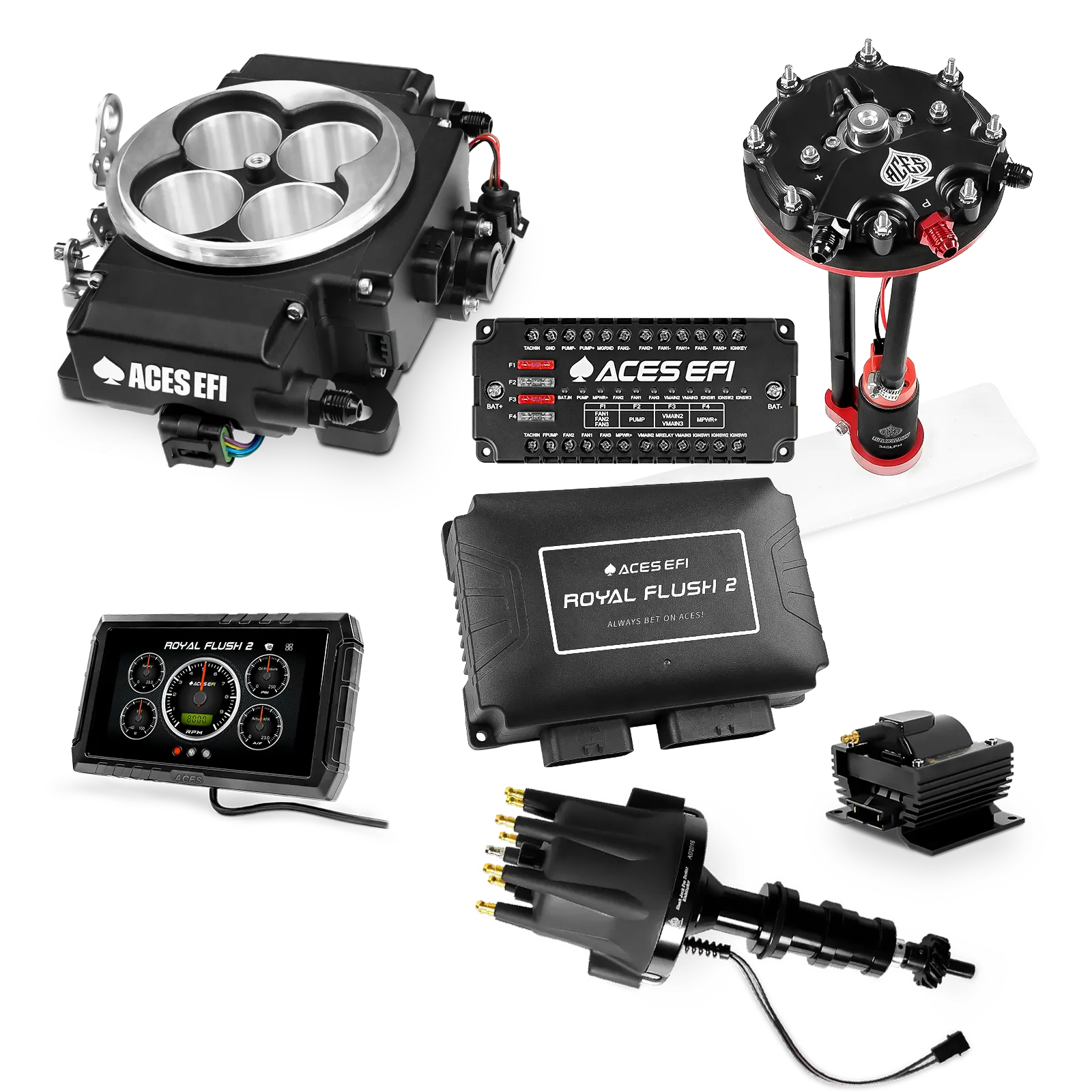 Royal Flush 2 EFI/CDI Master Kits (Black)