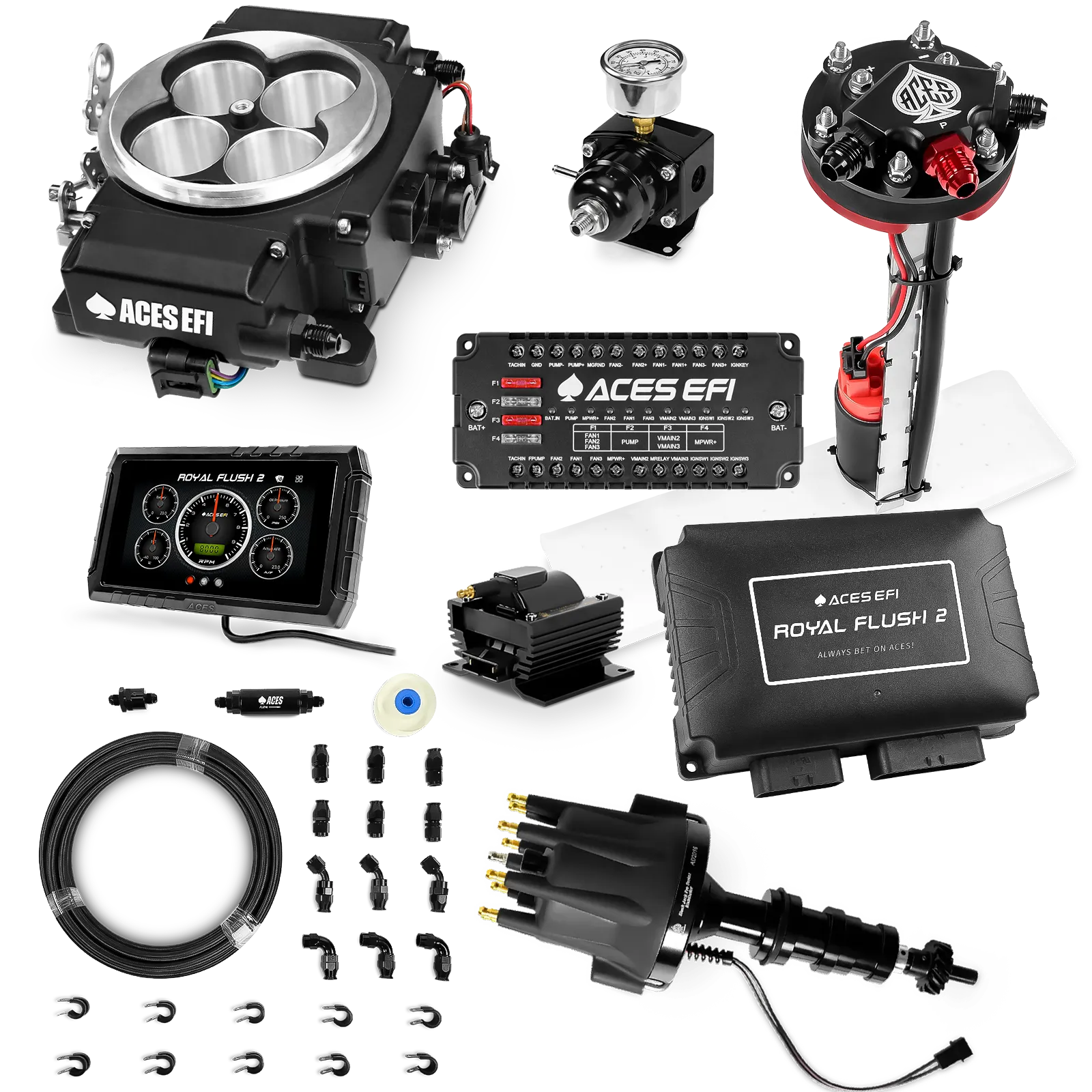 Royal Flush 2 EFI/CDI Master Kits (Black)