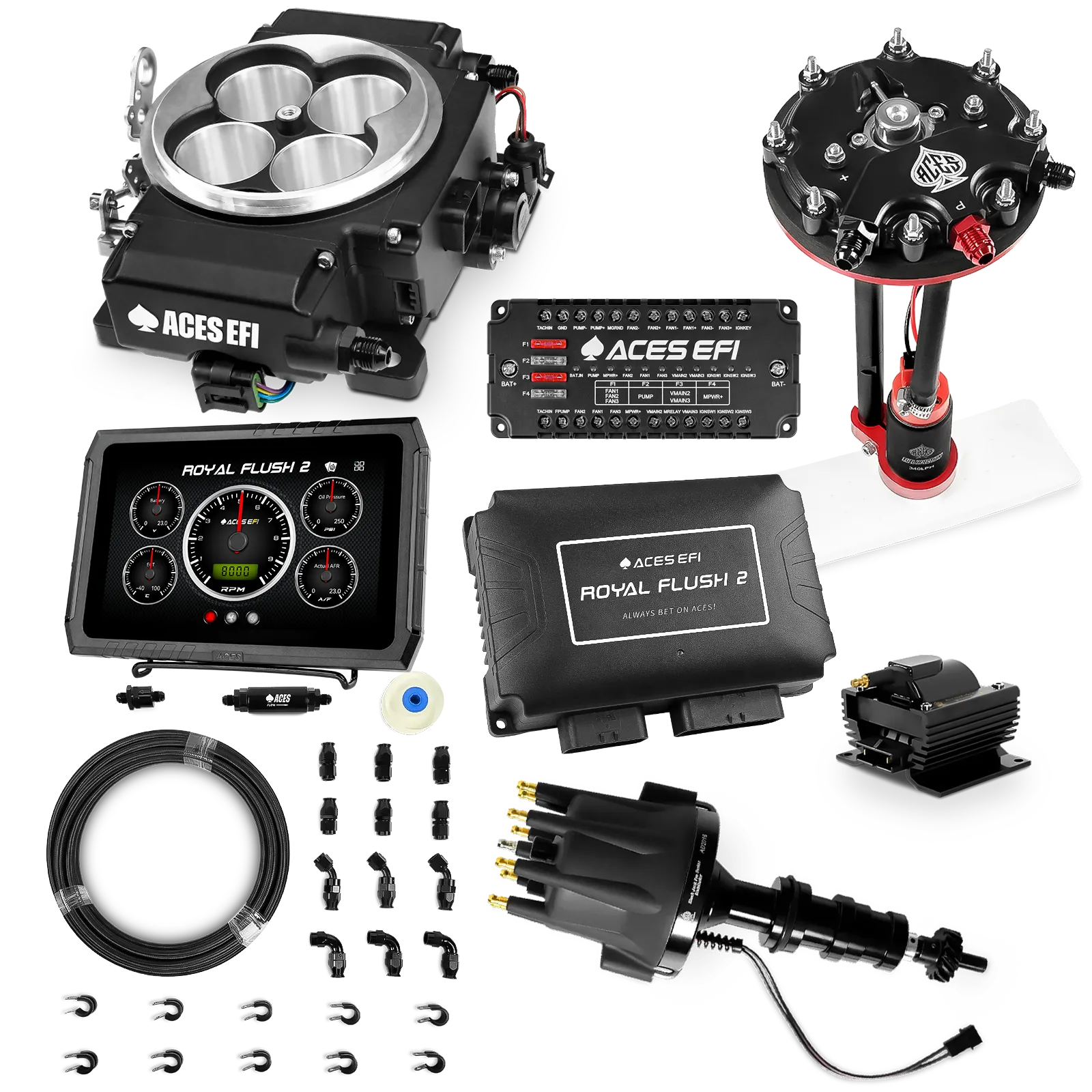 Royal Flush 2 EFI/CDI Master Kits (Black)