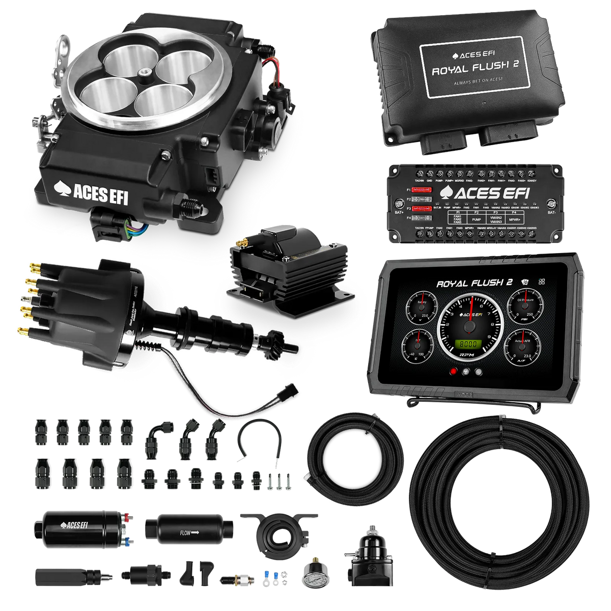 Royal Flush 2 EFI/CDI Master Kits (Black)