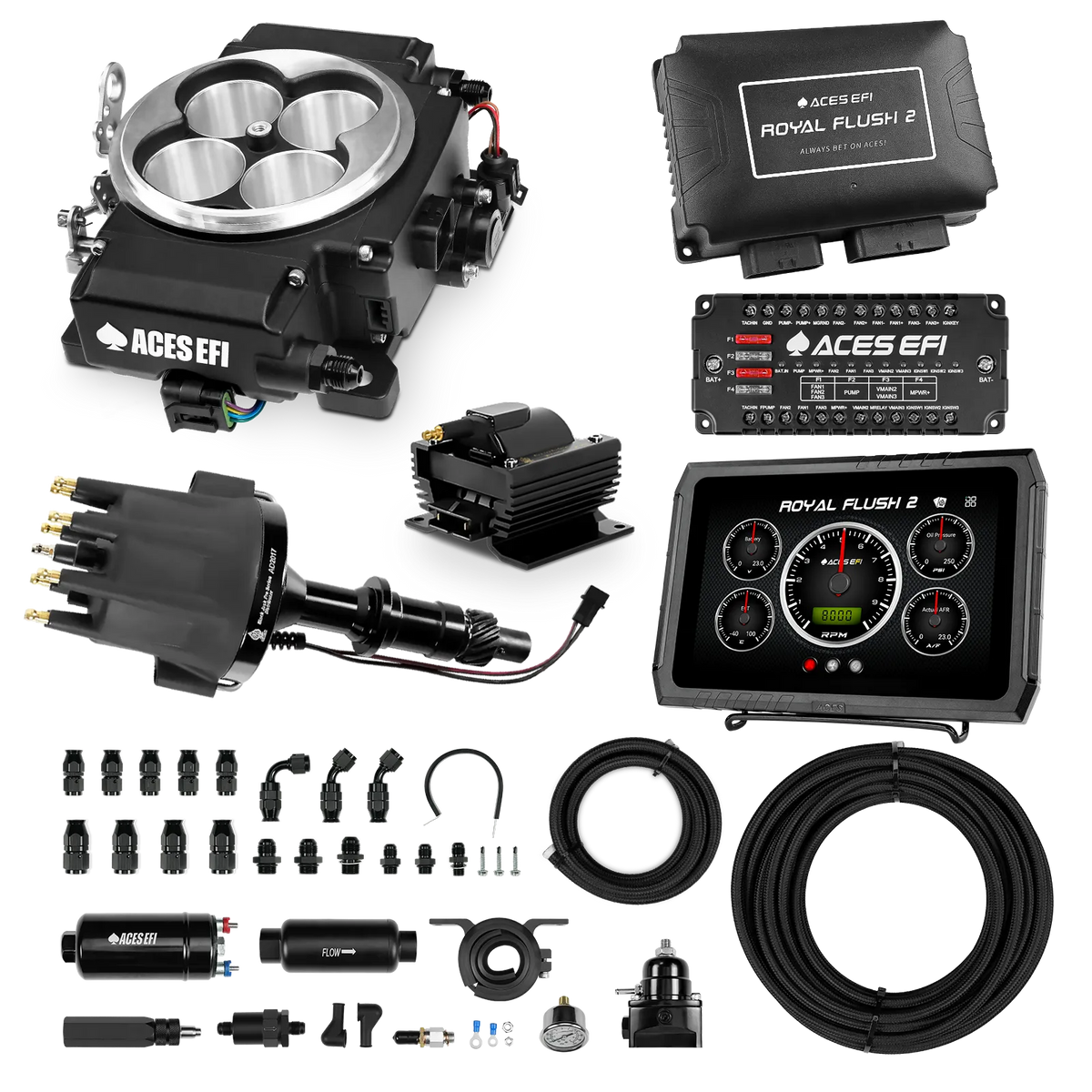 Royal Flush 2 EFI/CDI Master Kits (Black)