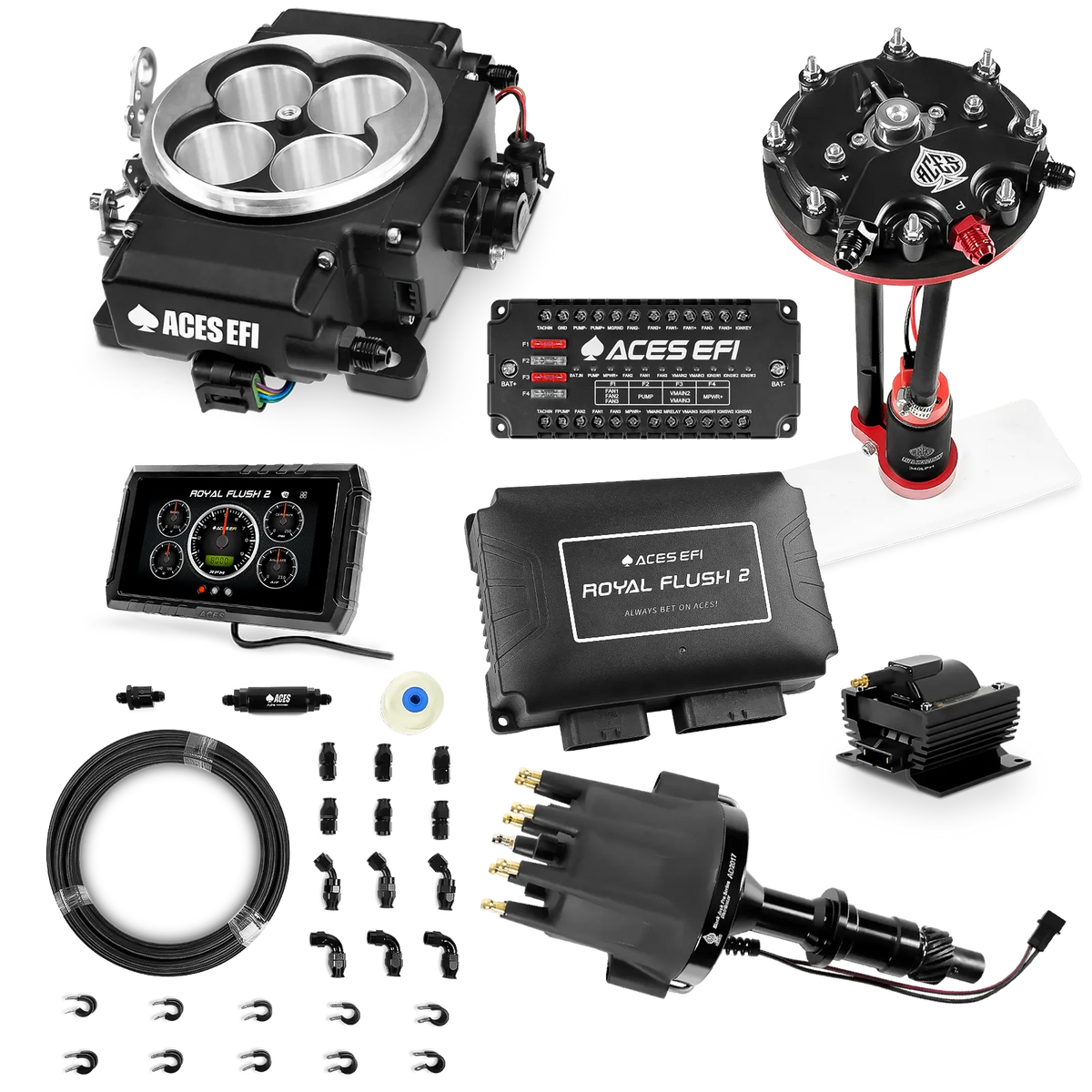 Royal Flush 2 EFI/CDI Master Kits (Black)
