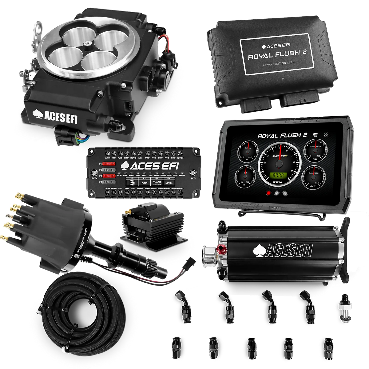 Royal Flush 2 EFI/CDI Master Kits (Black)