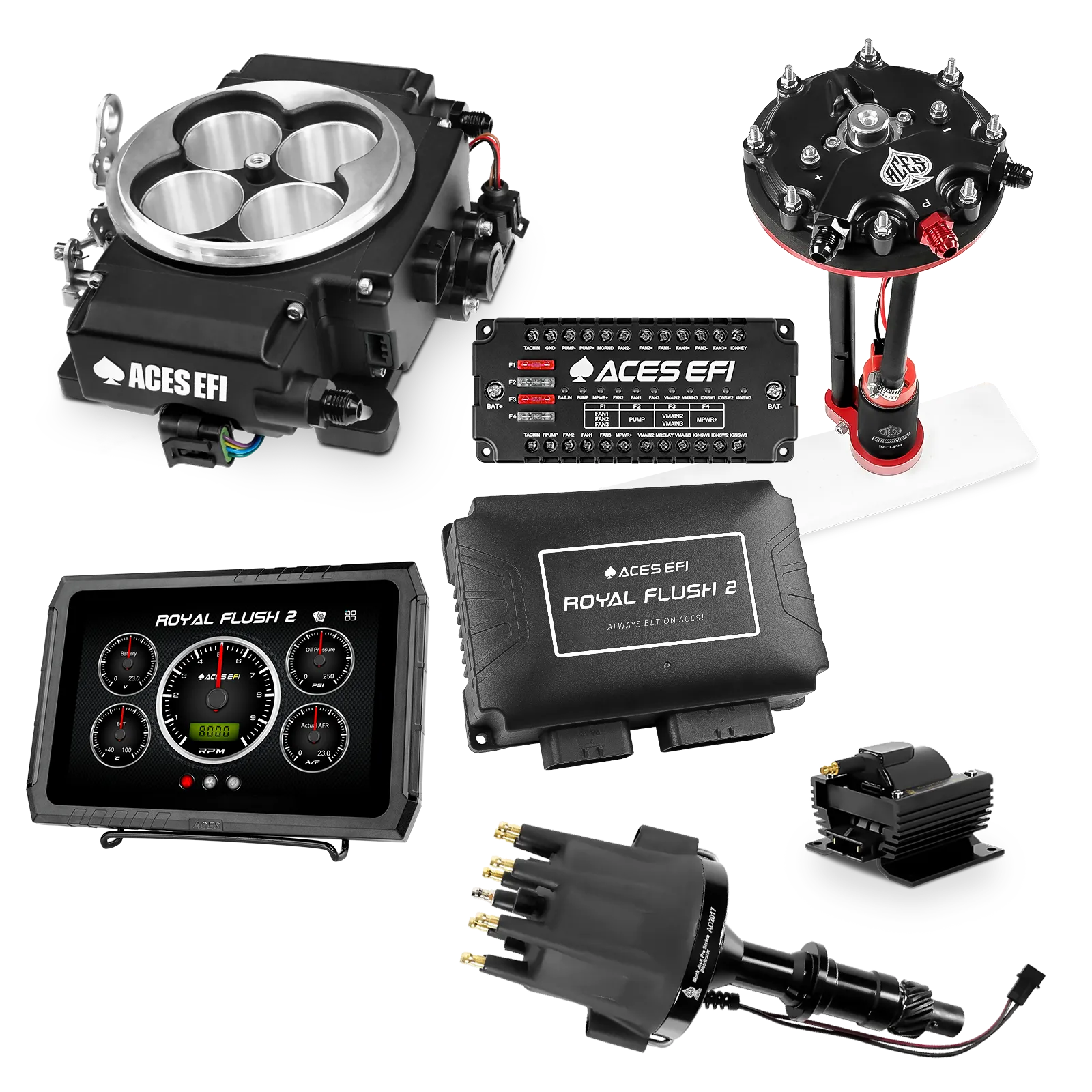 Royal Flush 2 EFI/CDI Master Kits (Black)