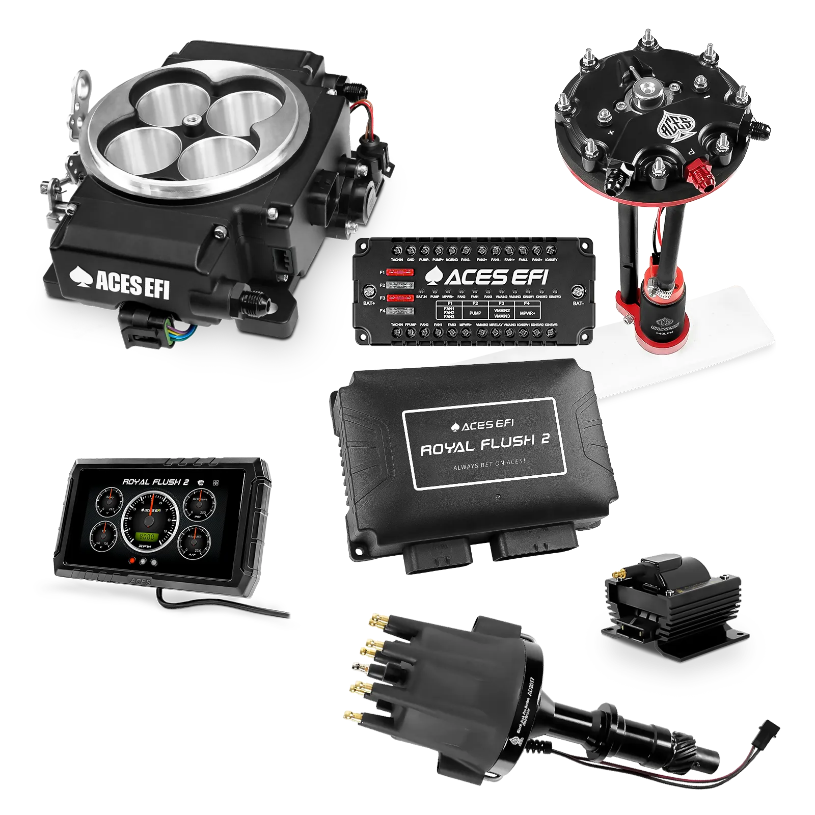 Royal Flush 2 EFI/CDI Master Kits (Black)