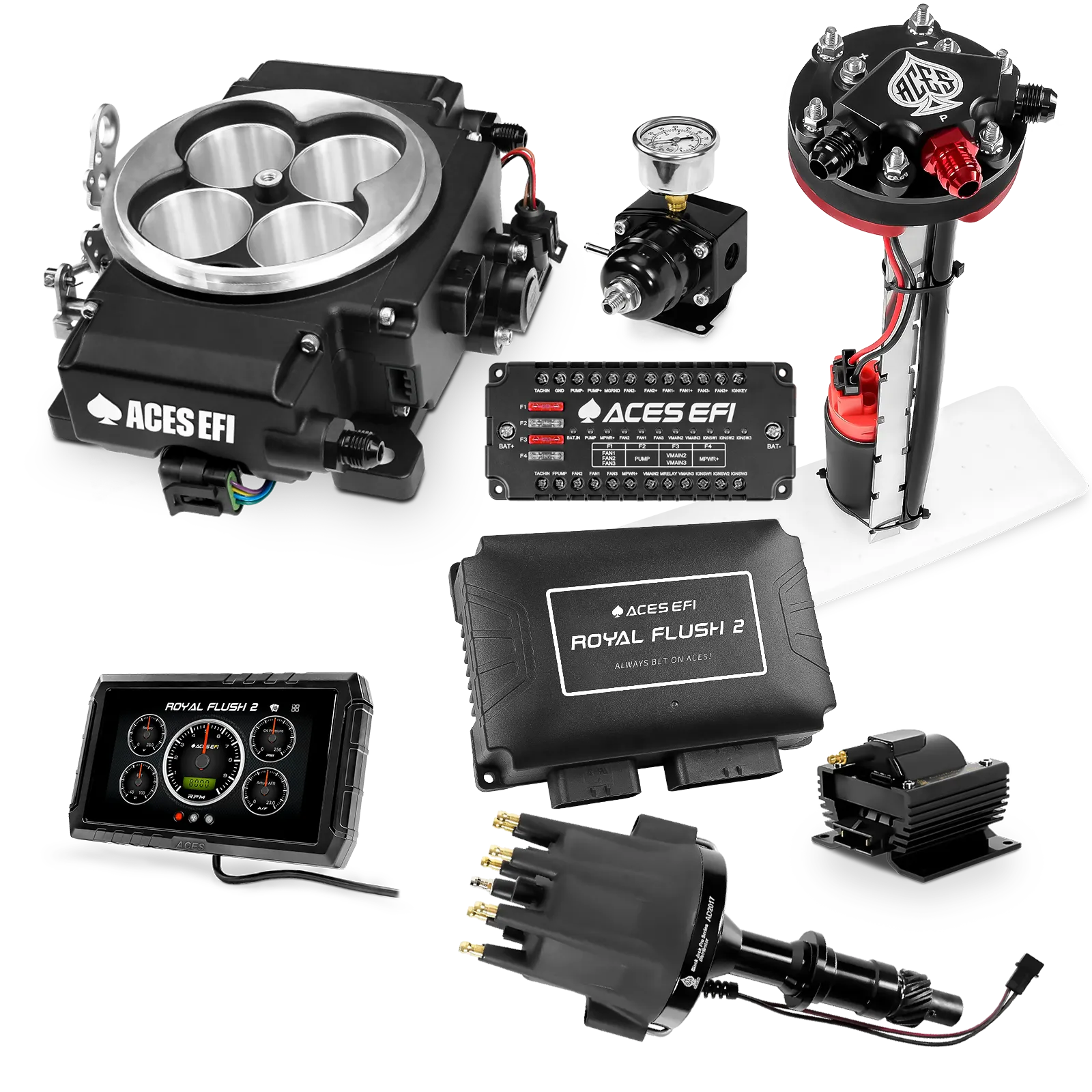 Royal Flush 2 EFI/CDI Master Kits (Black)