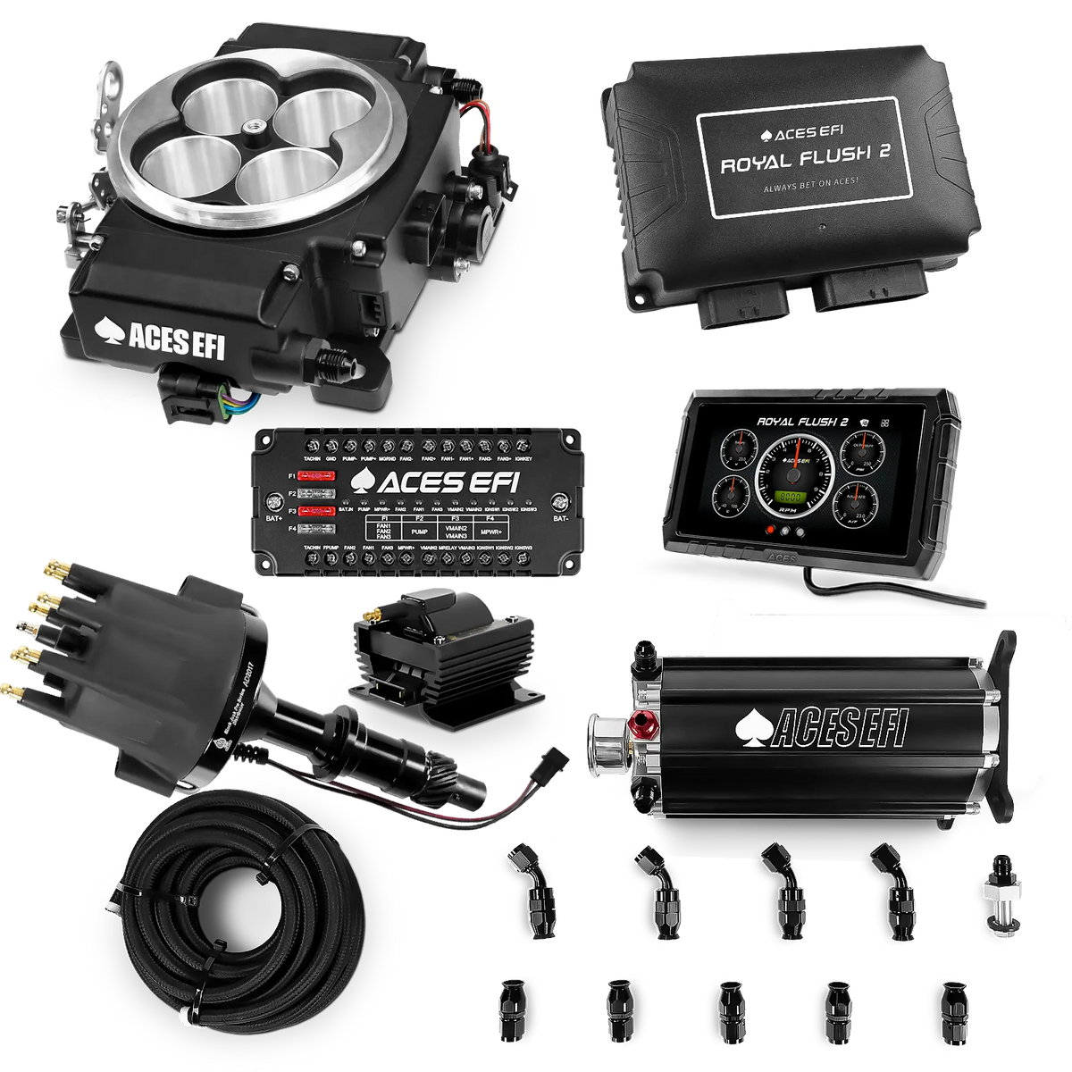 Royal Flush 2 EFI/CDI Master Kits (Black)