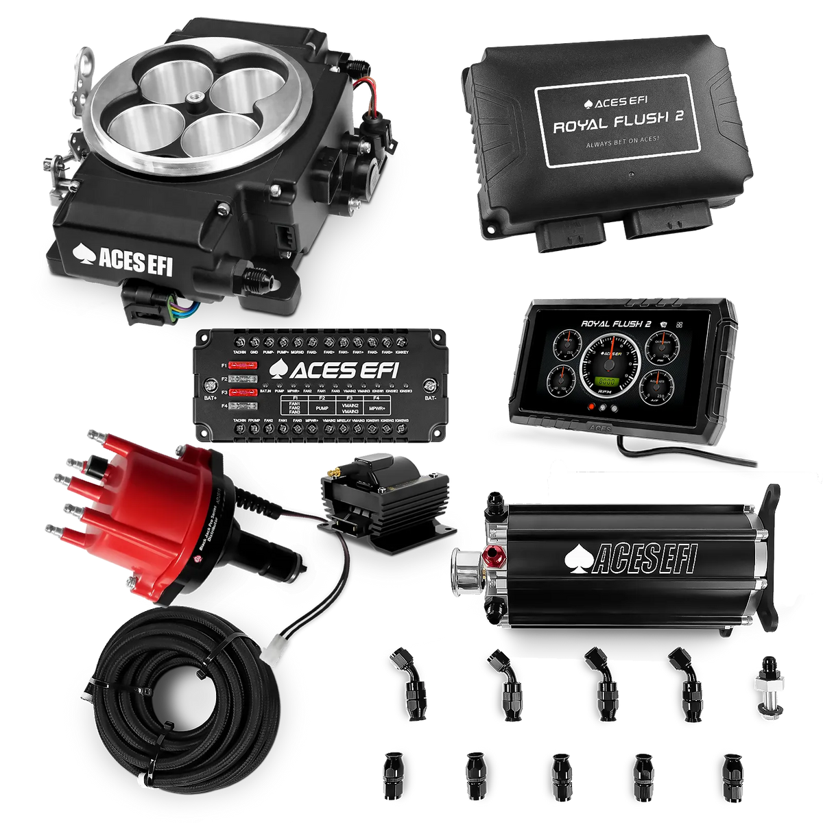 Royal Flush 2 EFI/CDI Master Kits (Black)