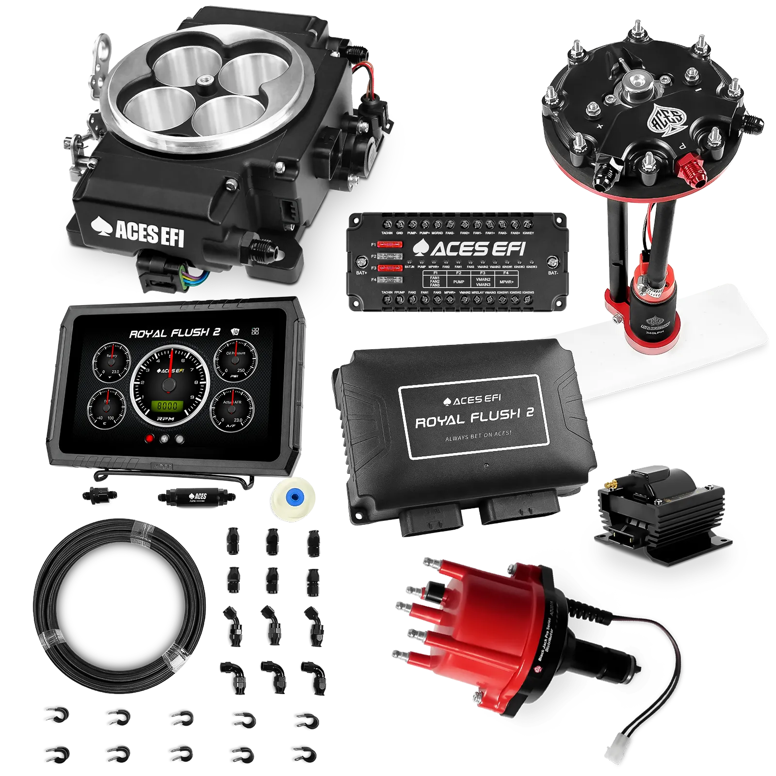 Royal Flush 2 EFI/CDI Master Kits (Black)