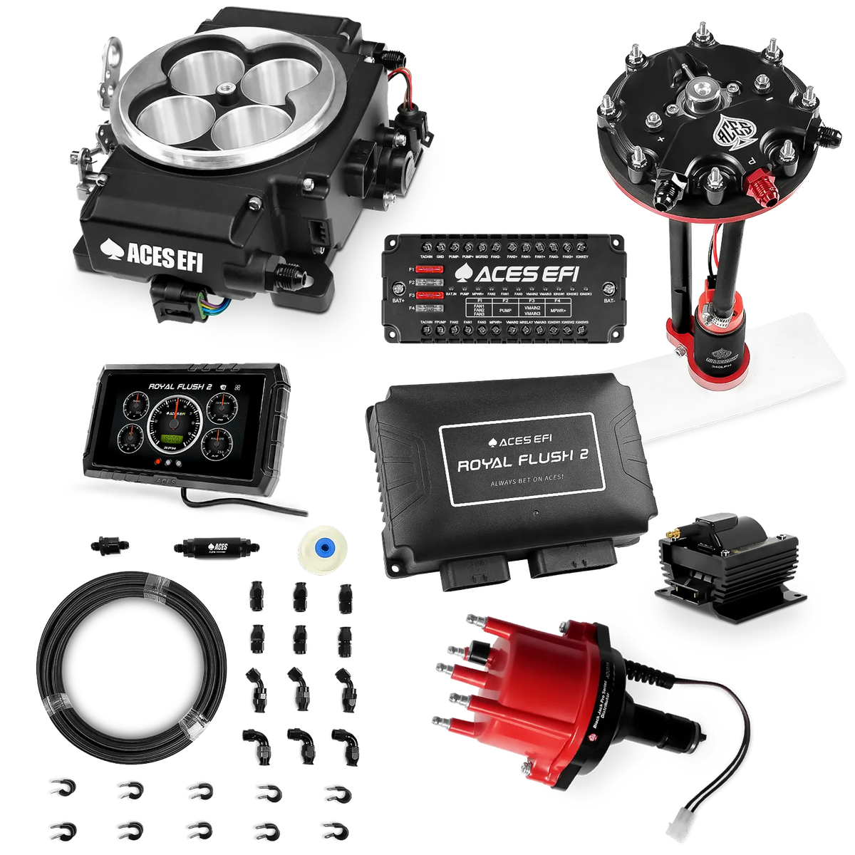 Royal Flush 2 EFI/CDI Master Kits (Black)