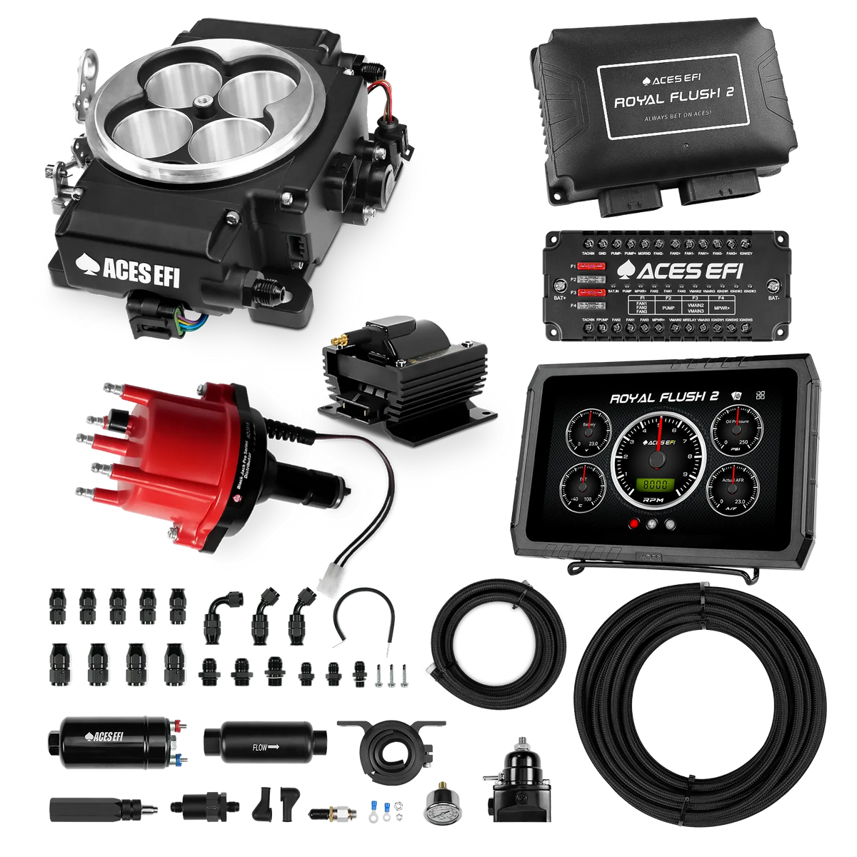 Royal Flush 2 EFI/CDI Master Kits (Black)