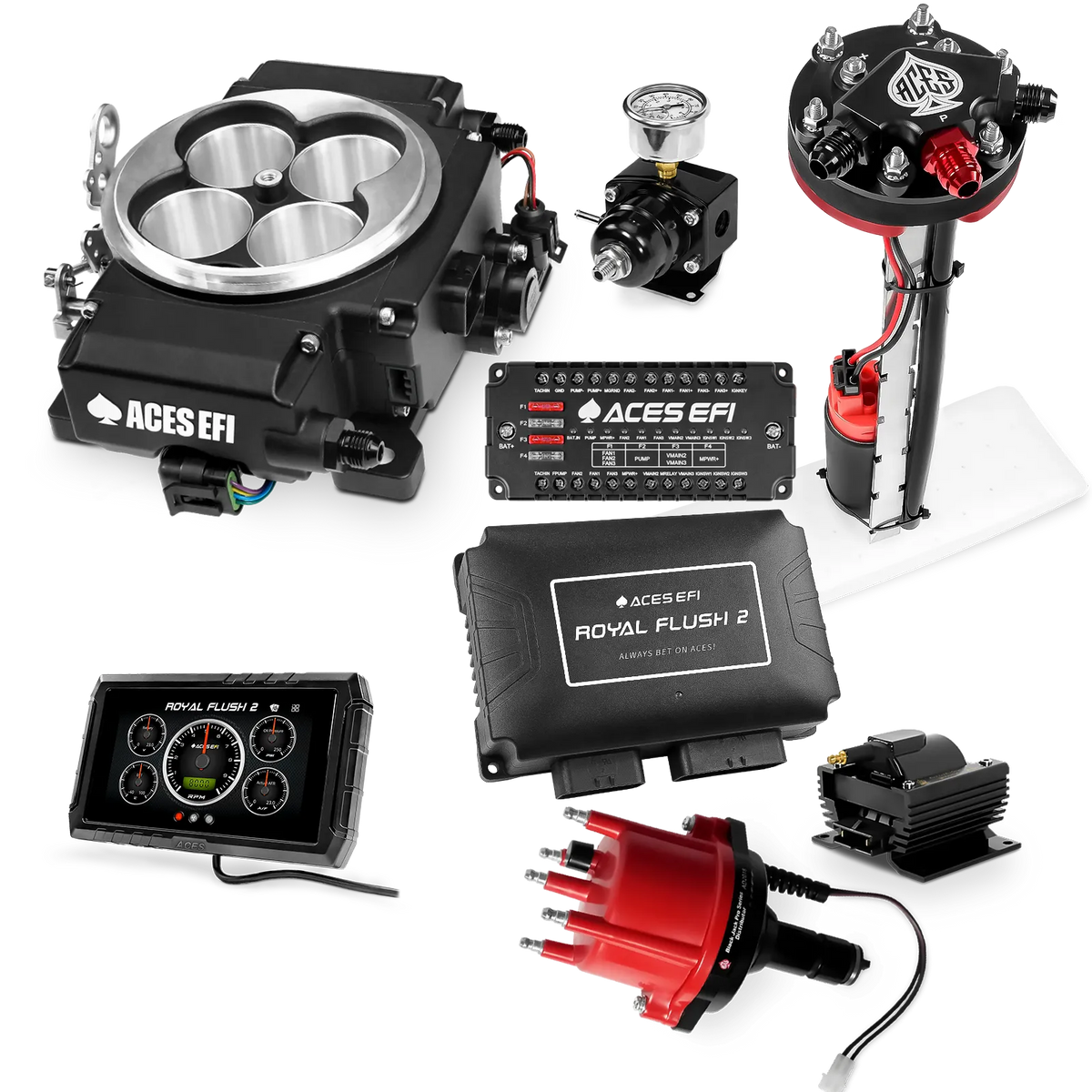 Royal Flush 2 EFI/CDI Master Kits (Black)