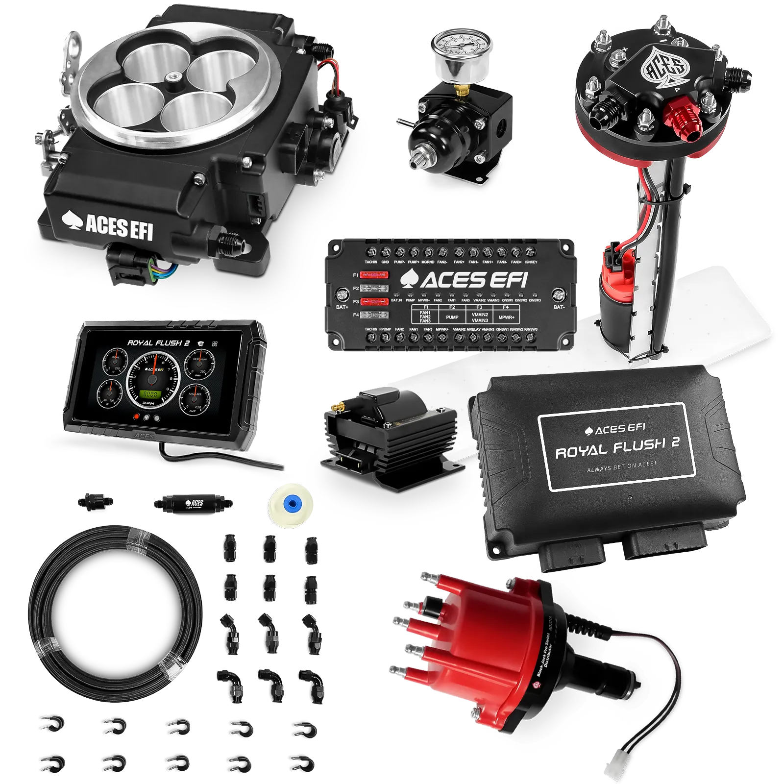 Royal Flush 2 EFI/CDI Master Kits (Black)