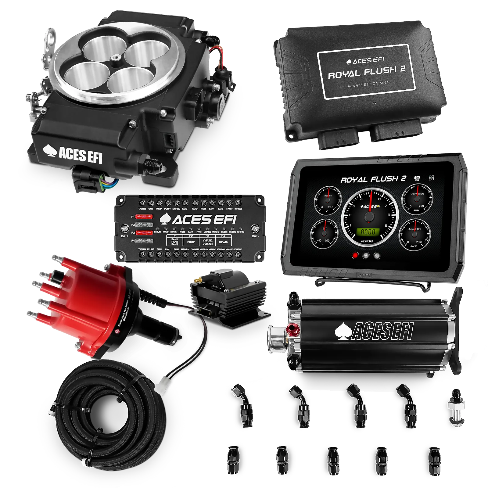 Royal Flush 2 EFI/CDI Master Kits (Black)