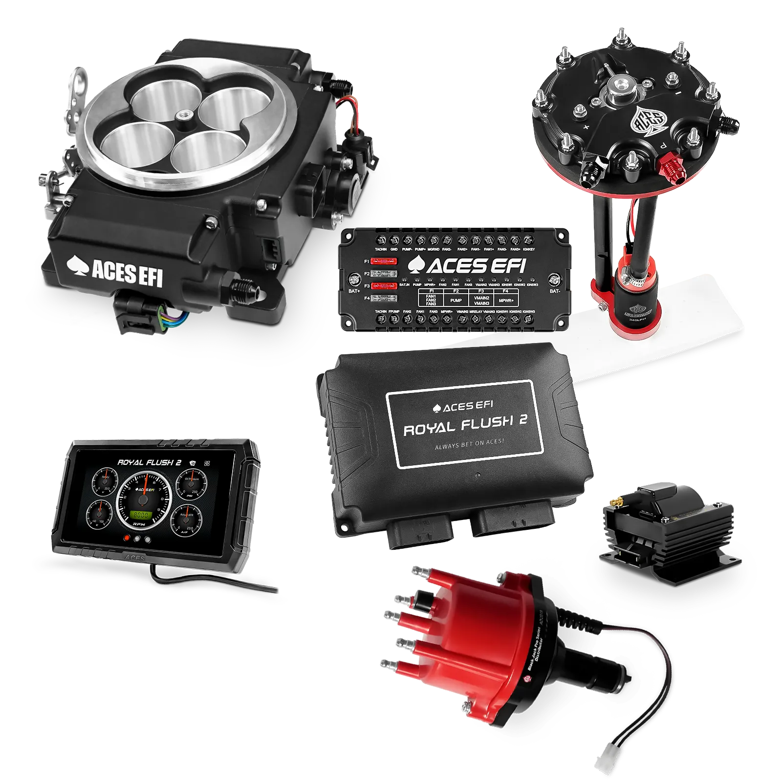 Royal Flush 2 EFI/CDI Master Kits (Black)