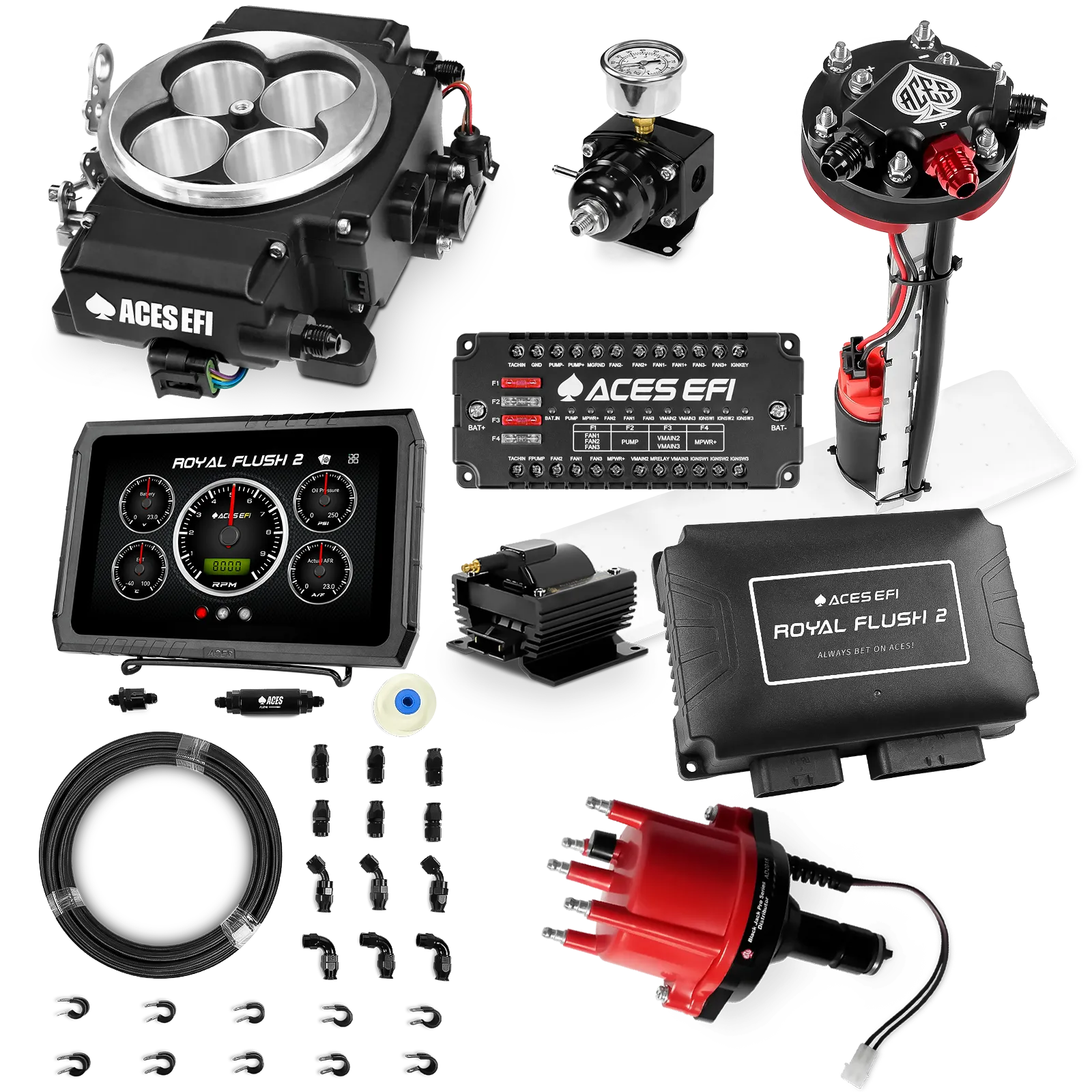 Royal Flush 2 EFI/CDI Master Kits (Black)