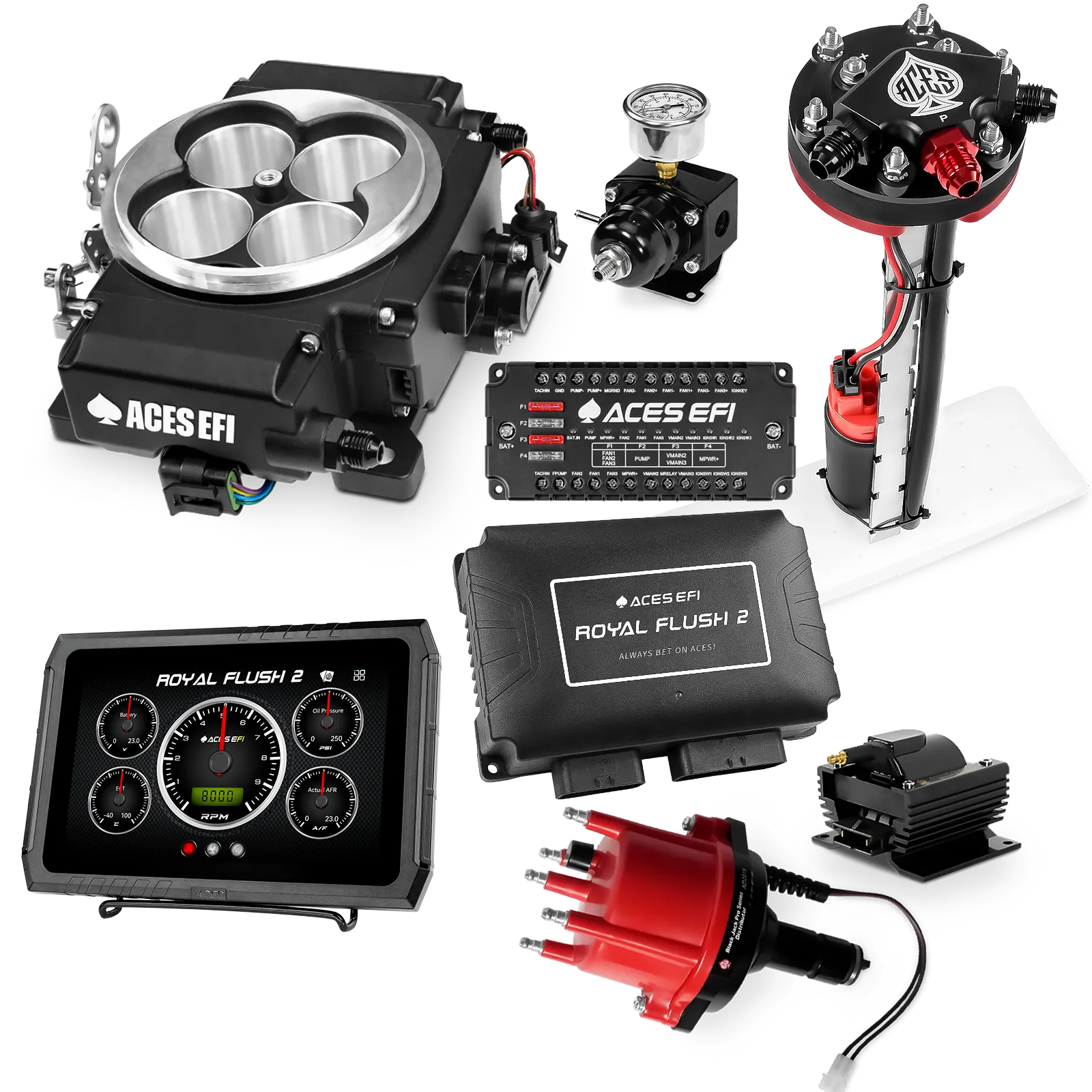 Royal Flush 2 EFI/CDI Master Kits (Black)