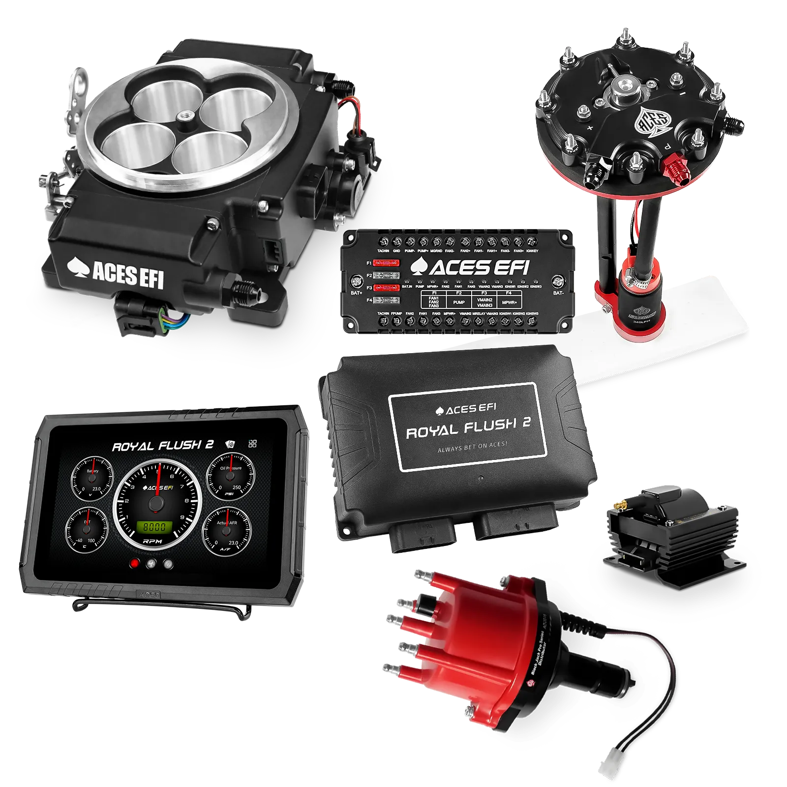 Royal Flush 2 EFI/CDI Master Kits (Black)