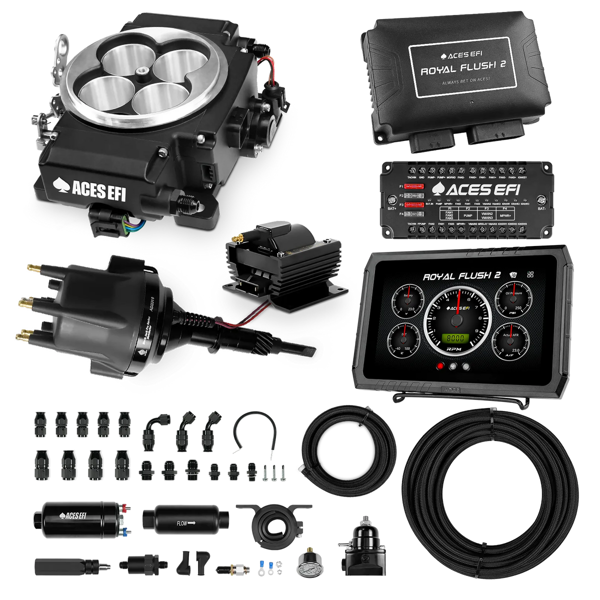 Royal Flush 2 EFI/CDI Master Kits (Black)