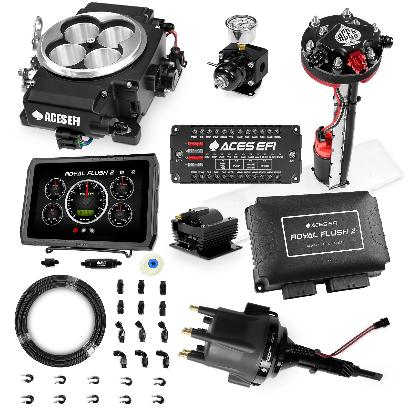 Royal Flush 2 EFI/CDI Master Kits (Black)