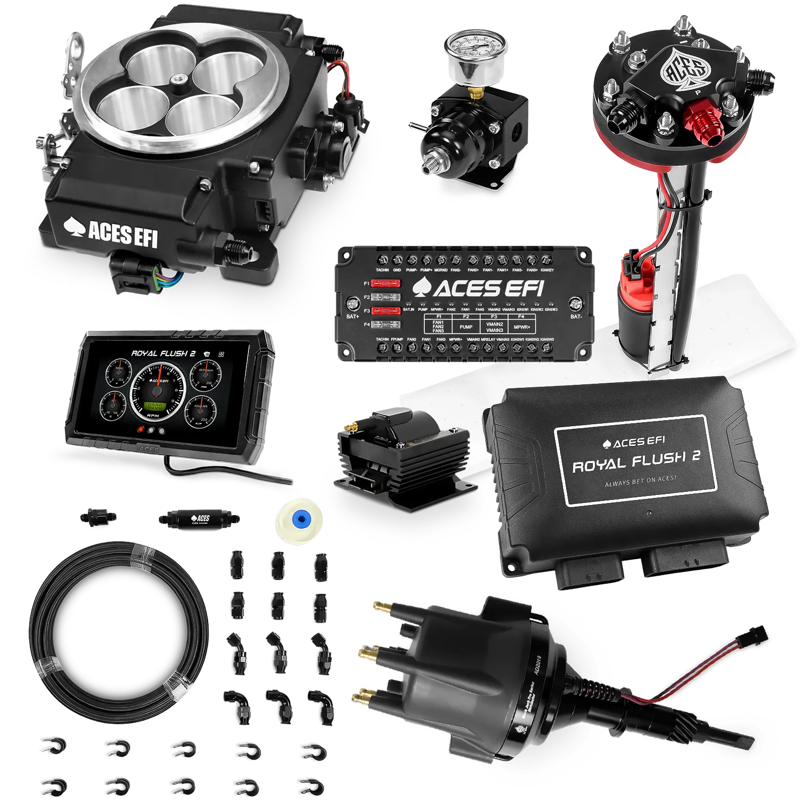 Royal Flush 2 EFI/CDI Master Kits (Black)