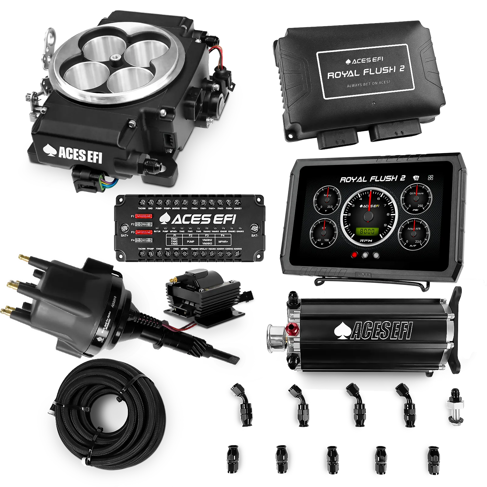 Royal Flush 2 EFI/CDI Master Kits (Black)